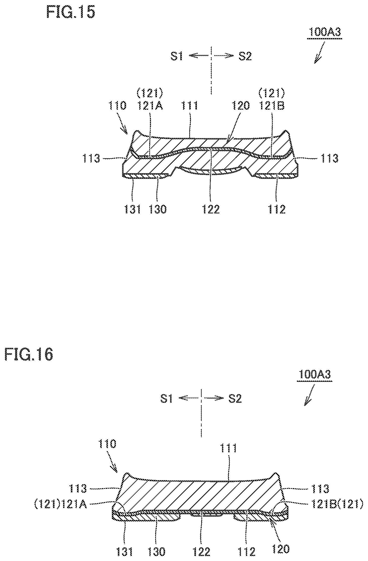 Patent US12396515 Figure 9 – Shoe sole and shoe