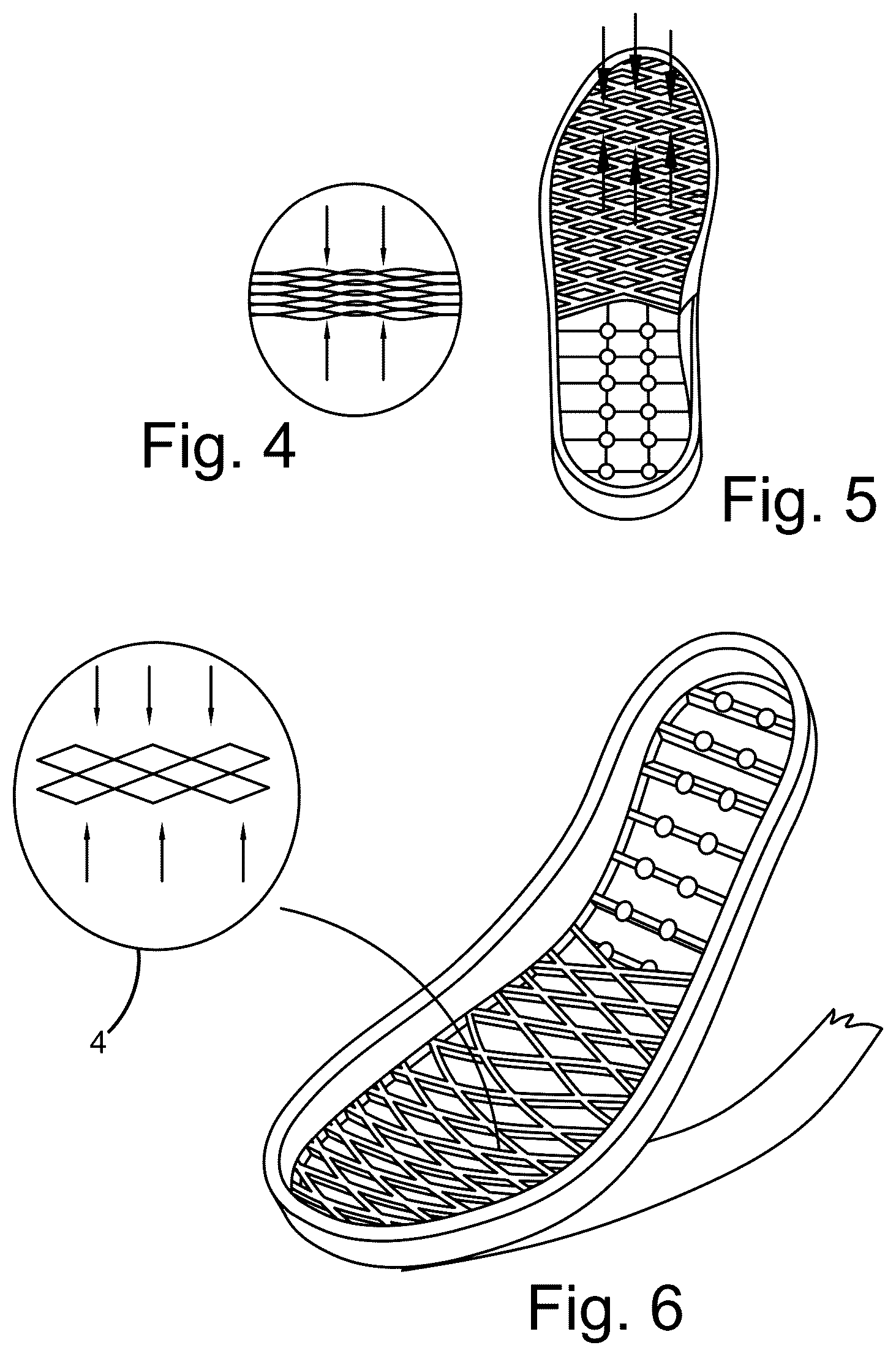 Patent US12396516 Figure 2 – Modular system for composing footwear assembled by combining at least two interchangeable modules connected in a removable way by connecting means