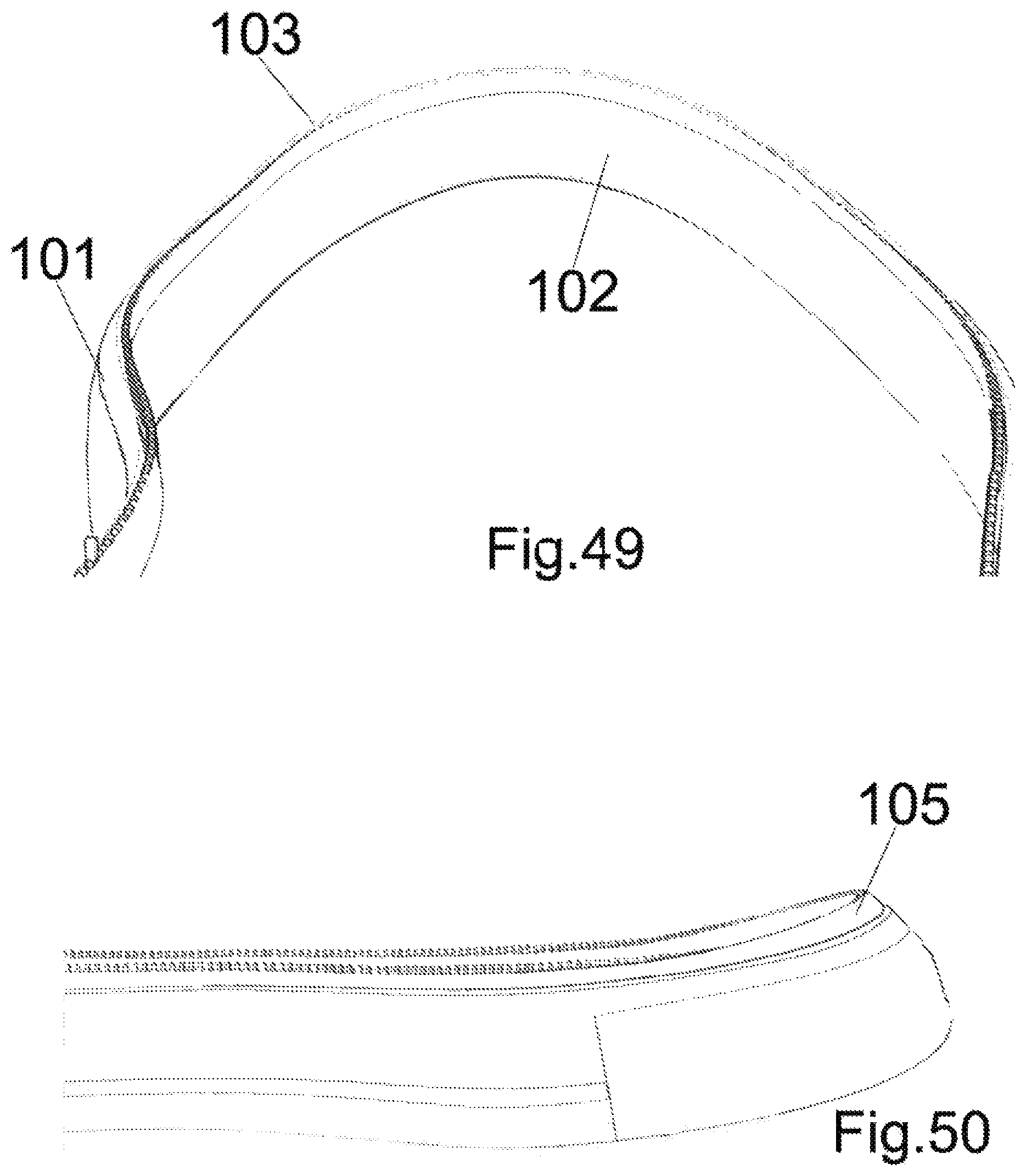 Patent US12396516 Figure 20 – Modular system for composing footwear assembled by combining at least two interchangeable modules connected in a removable way by connecting means