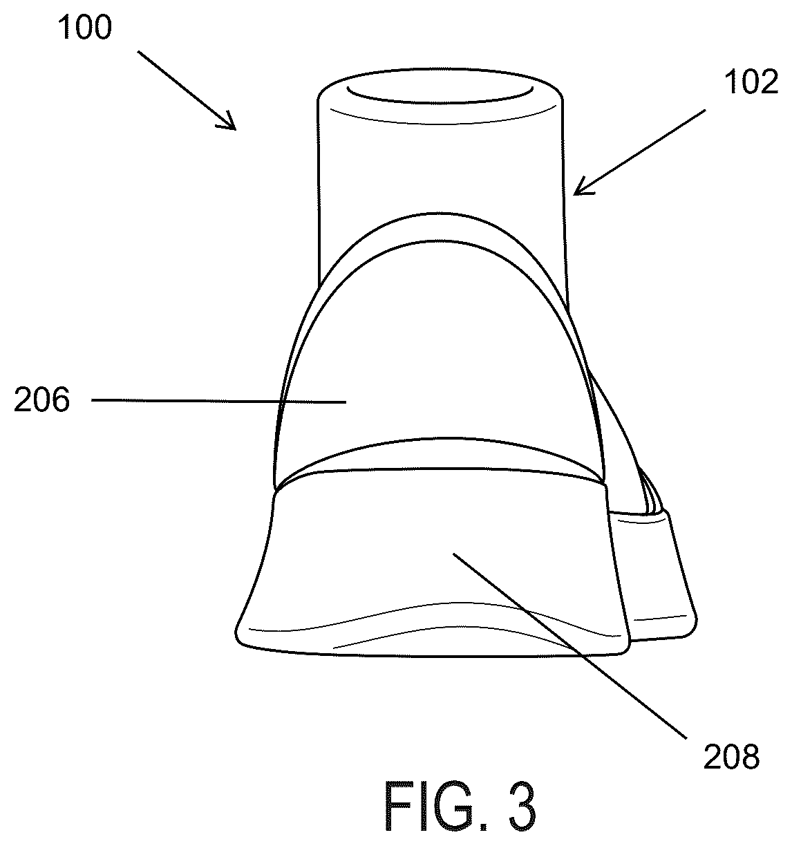 Patent US12396517 Figure 3 – Modular footwear and methods of use thereof