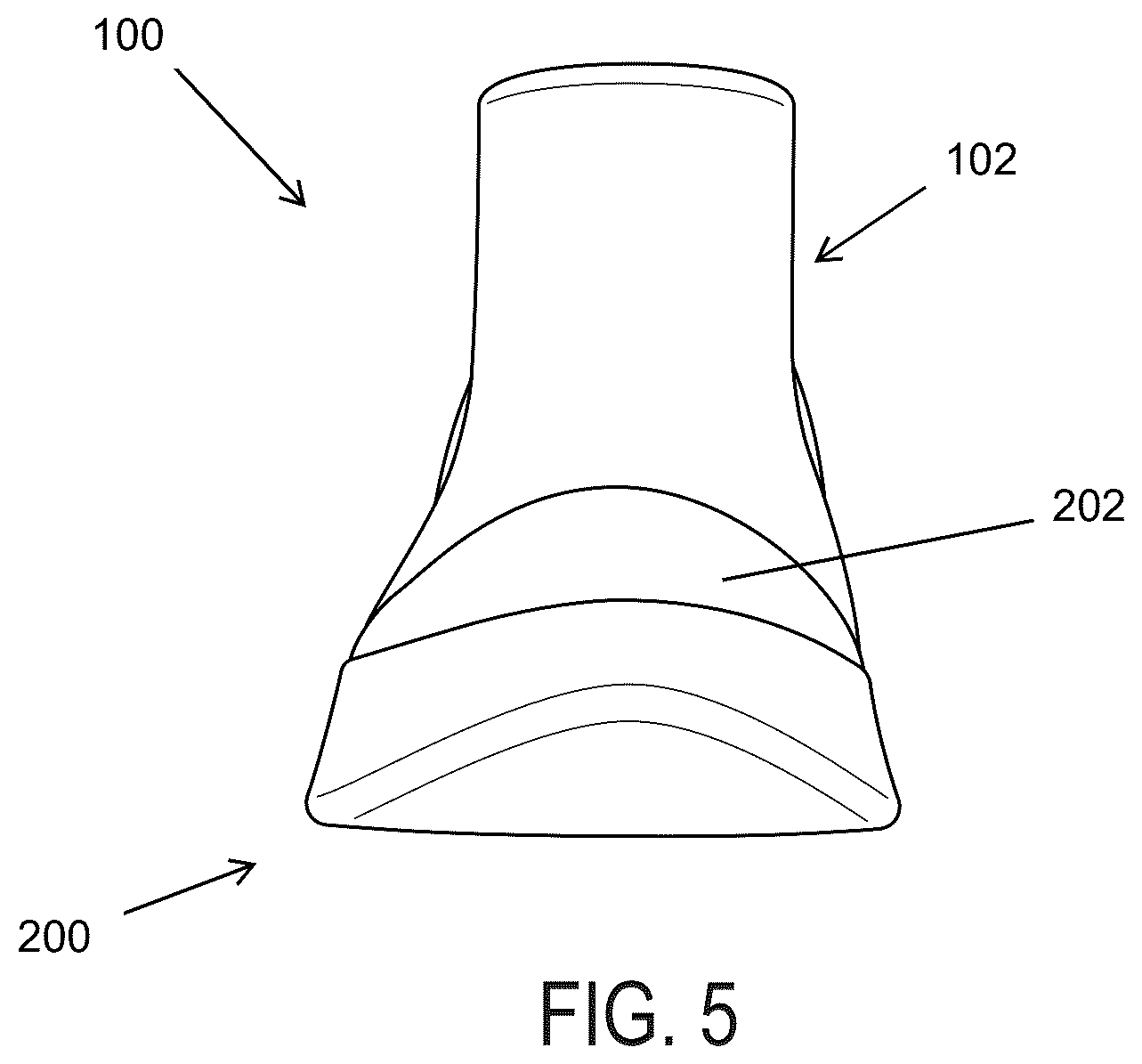 Patent US12396517 Figure 5 – Modular footwear and methods of use thereof
