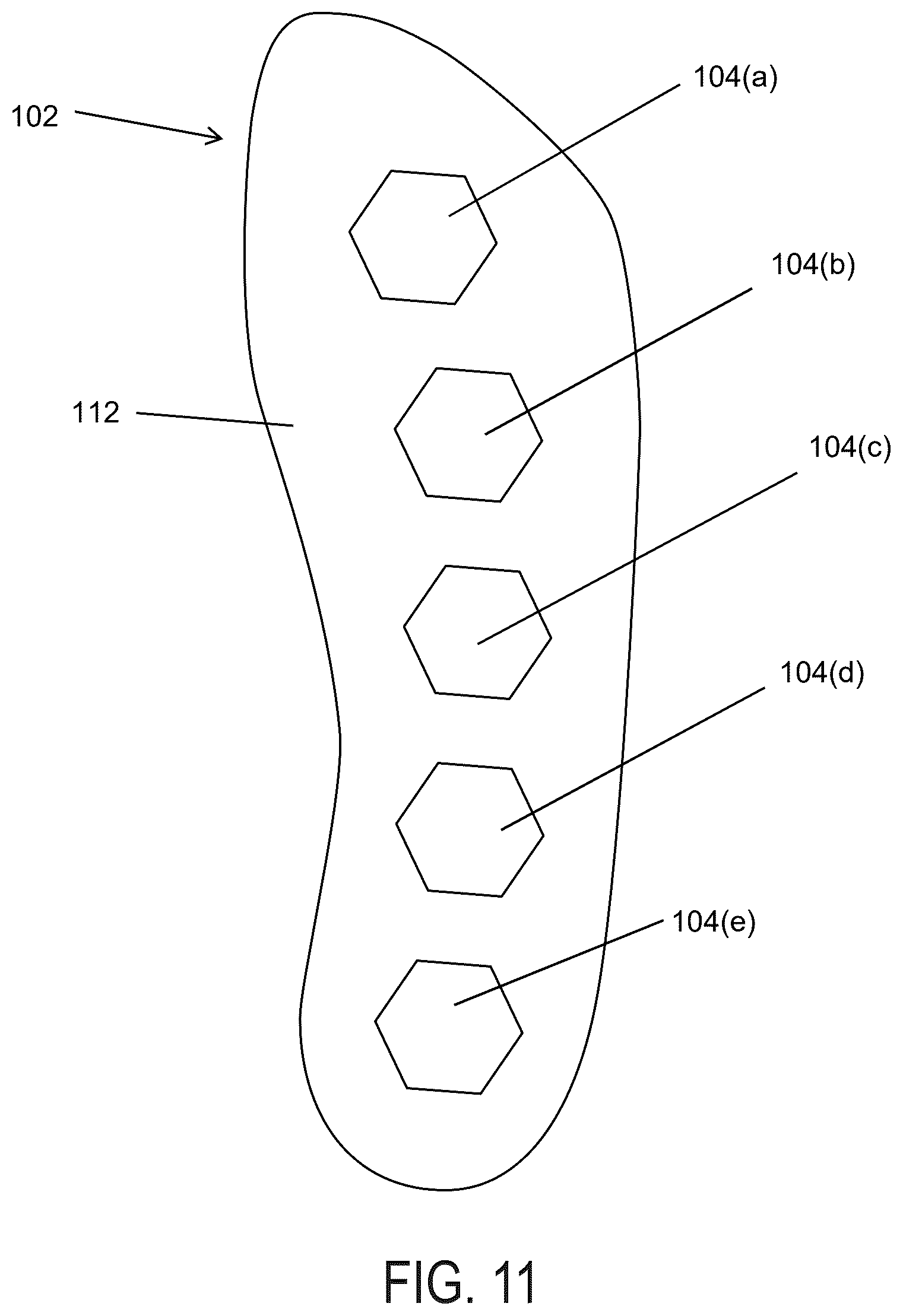 Patent US12396517 Figure 11 – Modular footwear and methods of use thereof