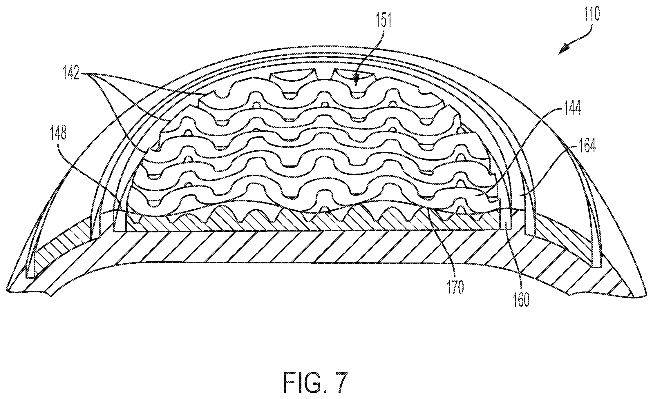 Patent US12396518 Figure 7 – Cushioning member