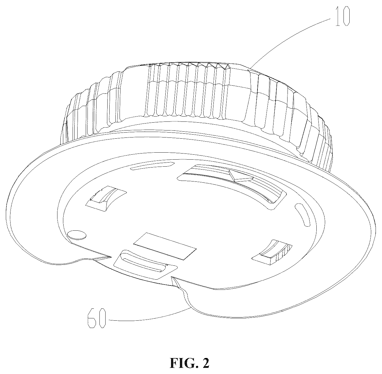 Patent US12396519 Figure 2 – Pawl disc, lace tightening and loosening device, wearable clothing, and storage device