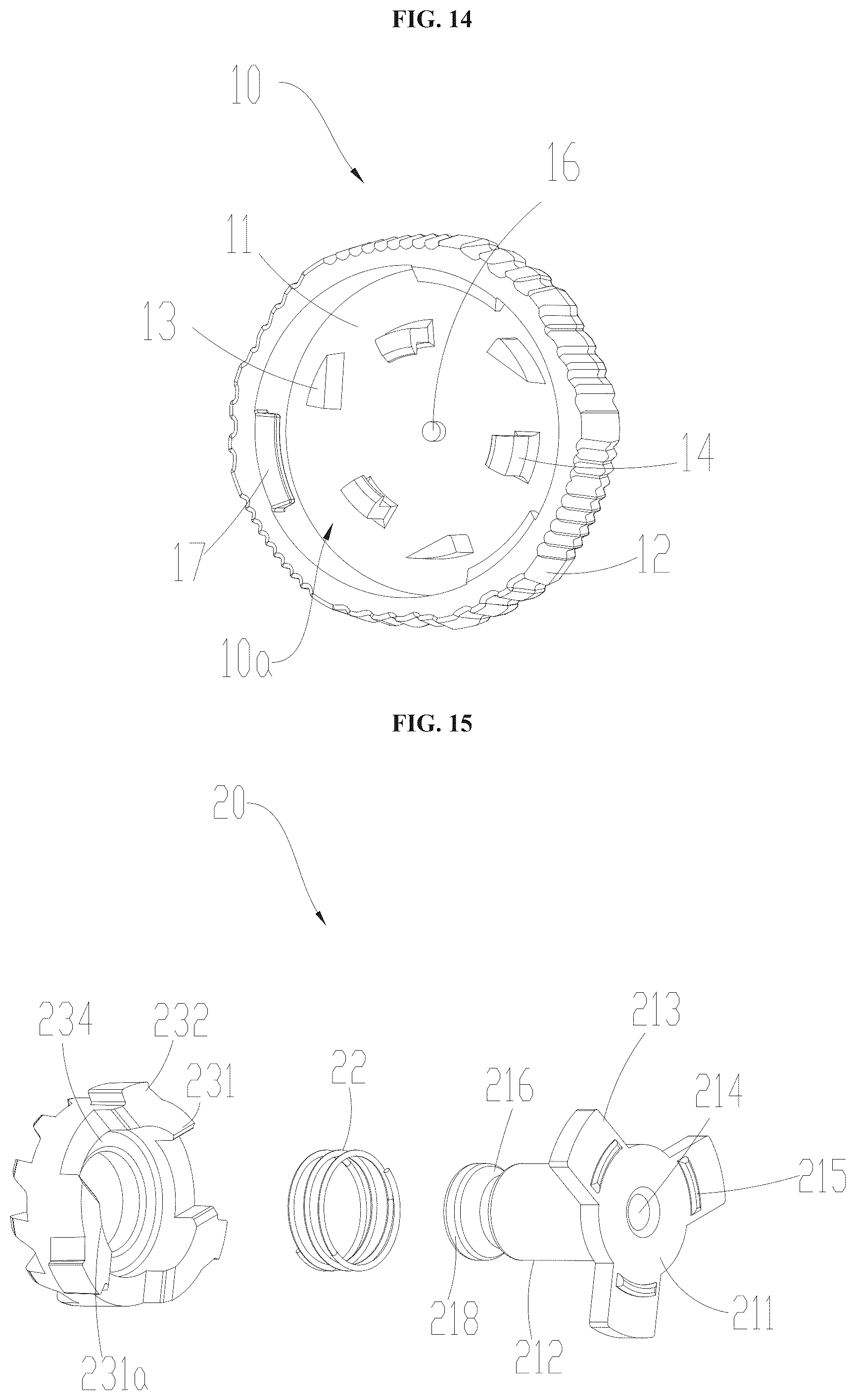 Patent US12396519 Figure 10 – Pawl disc, lace tightening and loosening device, wearable clothing, and storage device