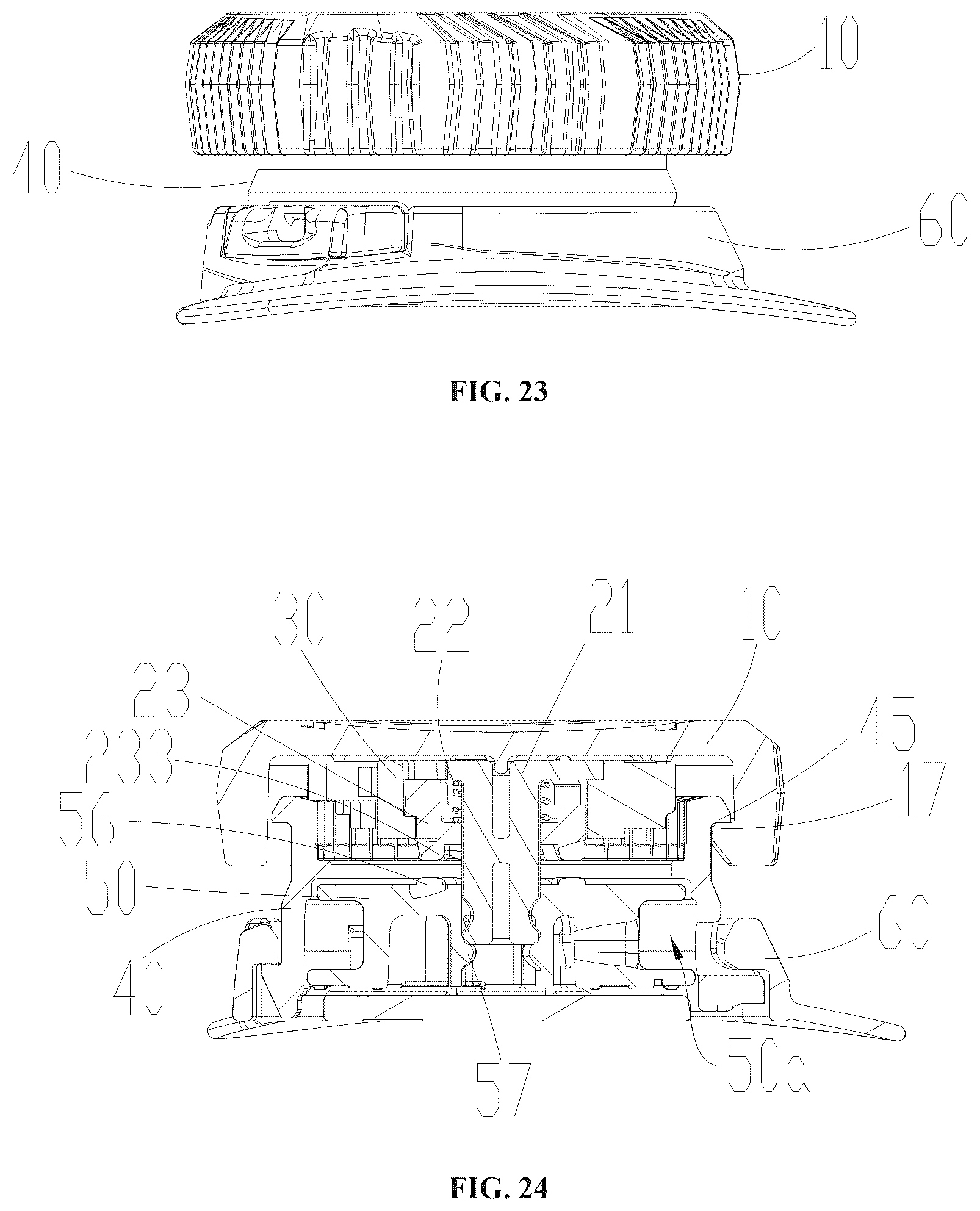 Patent US12396519 Figure 14 – Pawl disc, lace tightening and loosening device, wearable clothing, and storage device