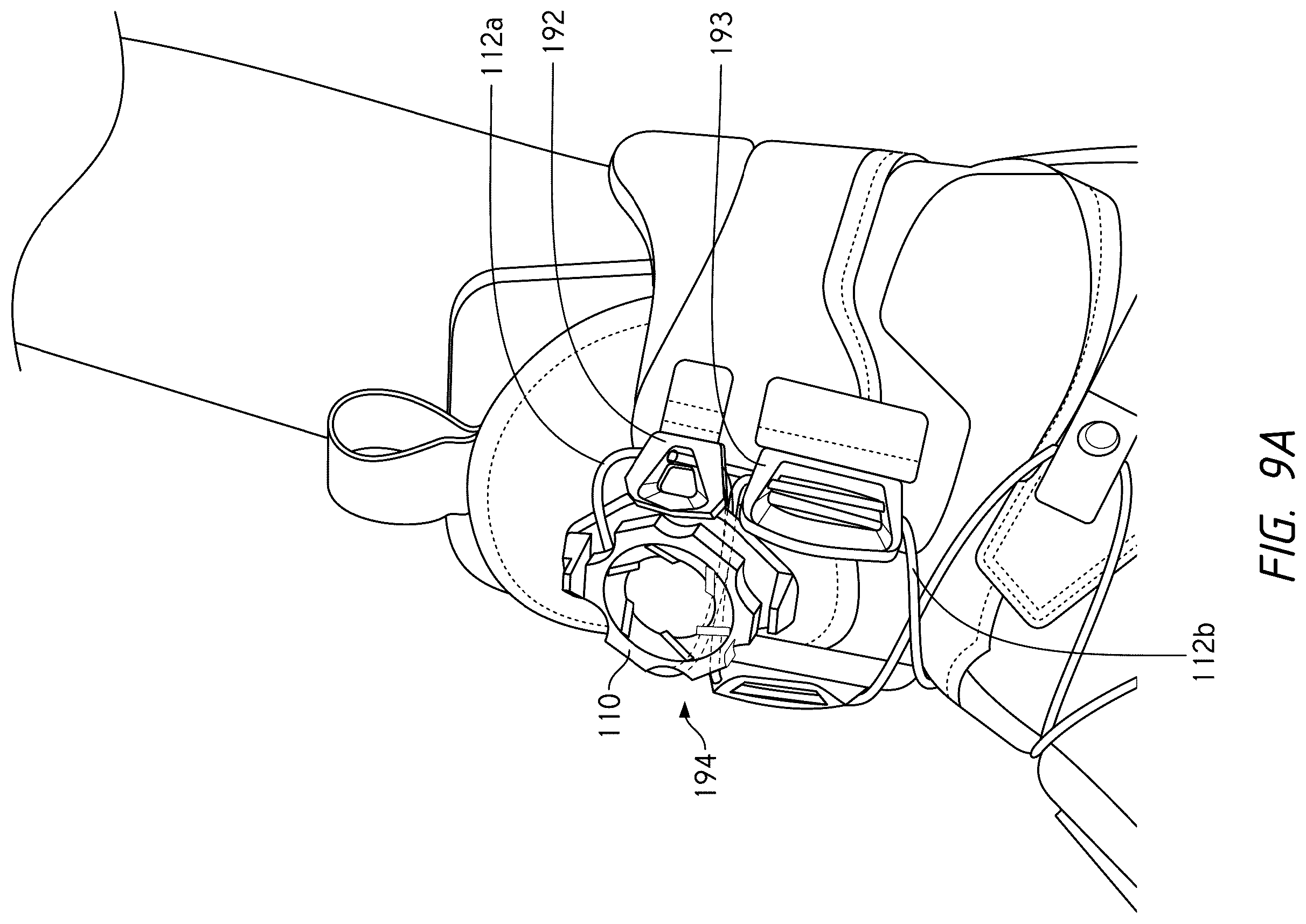 Patent US12396520 Figure 16 – Configurations for footwear employing reel based closure systems