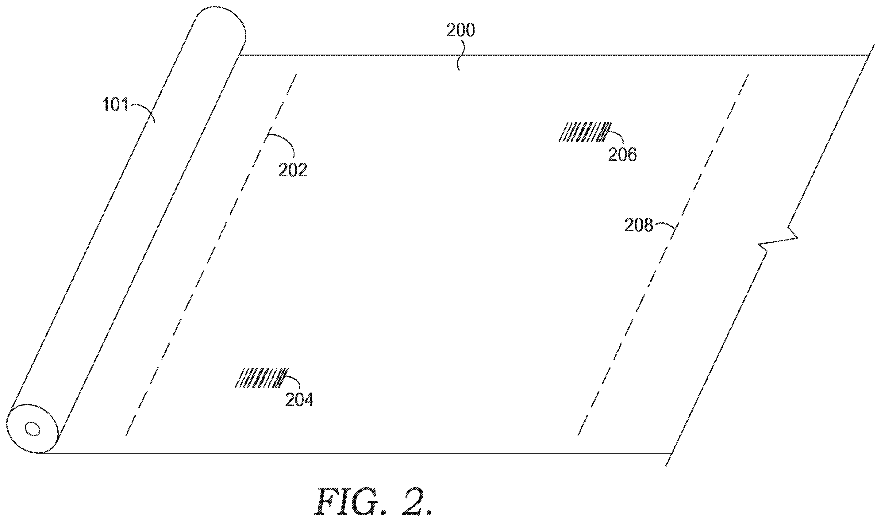 Patent US12396524 Figure 2 – Footwear manufacturing with a nested flat pattern upper