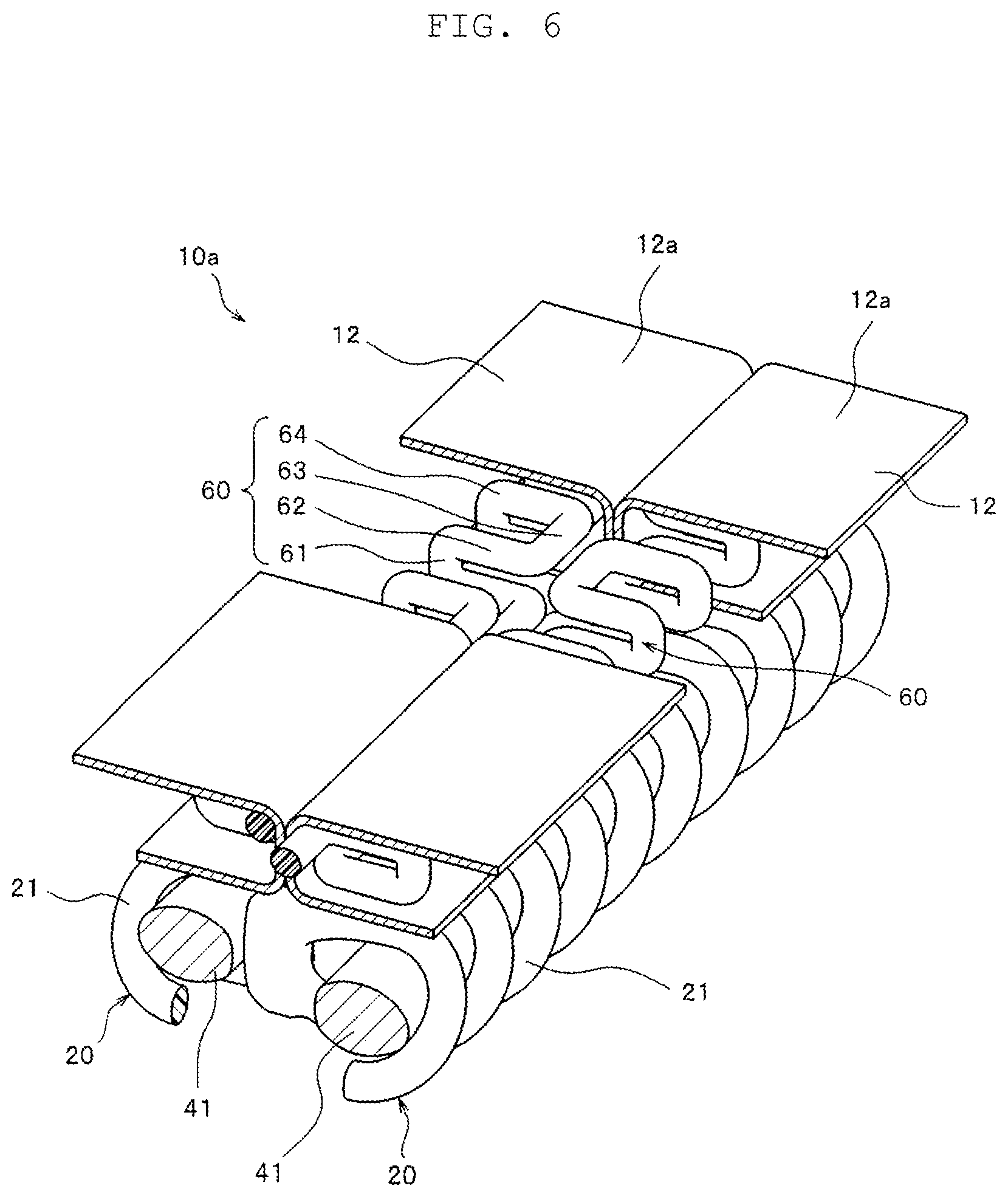 Patent US12396526 Figure 6 – Fastener chain