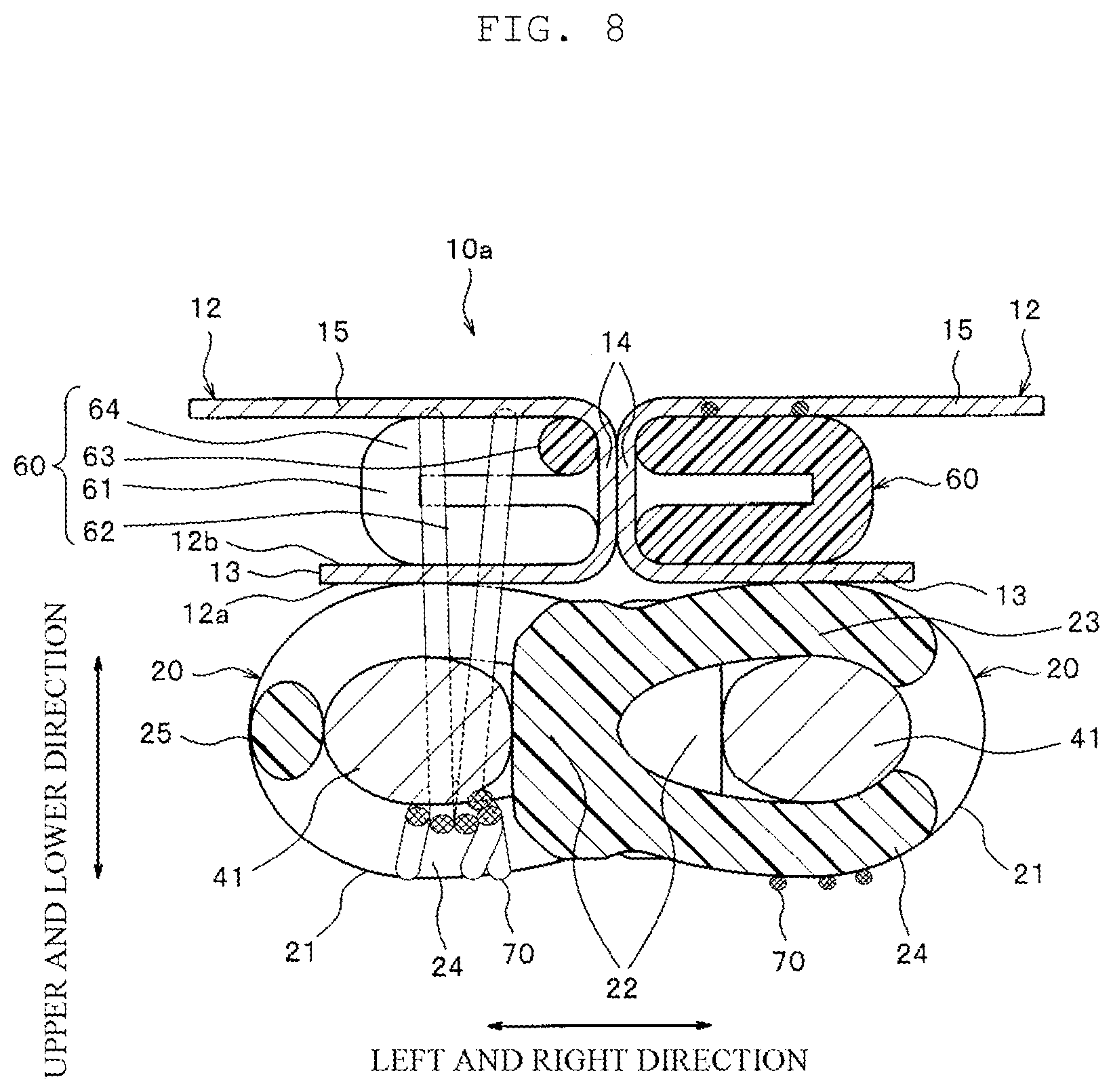 Patent US12396526 Figure 8 – Fastener chain