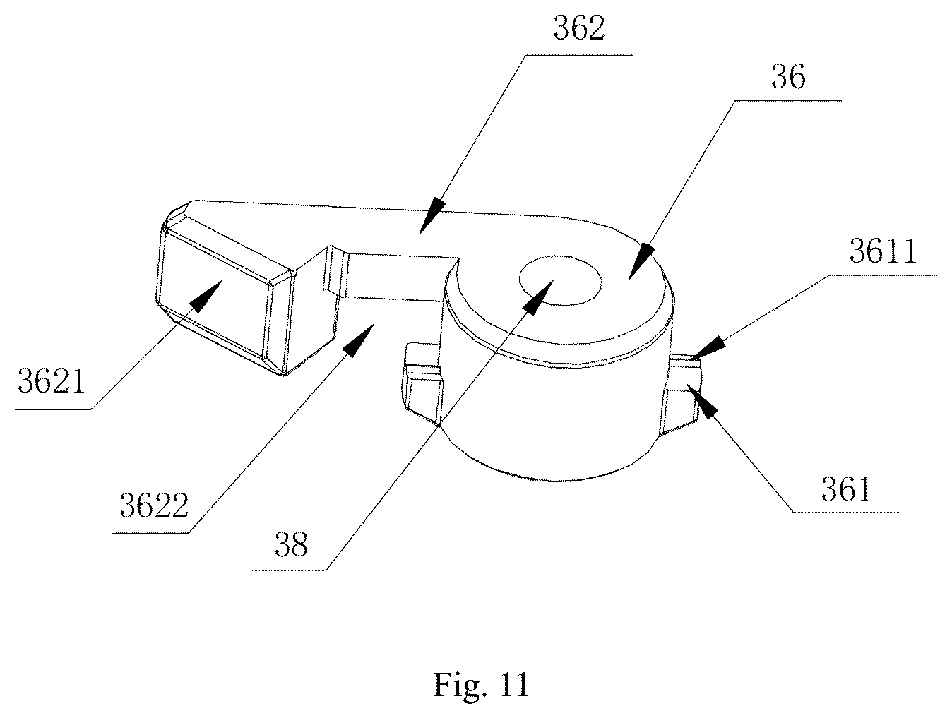 Patent US12396530 Figure 11 – External lamp structure