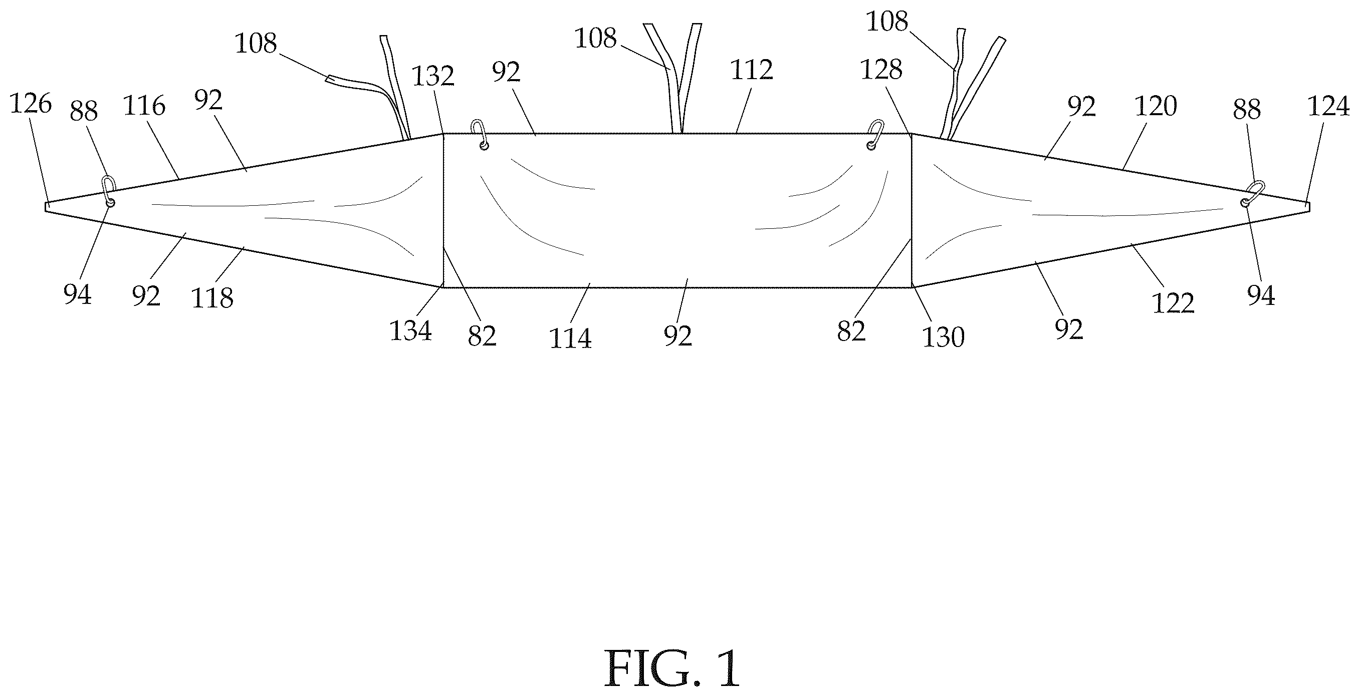 Patent US12396531 Figure 1 – Visor device and assembly for an umbrella