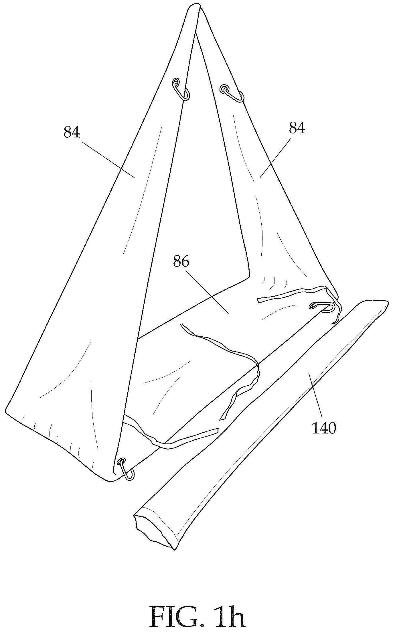 Patent US12396531 Figure 8 – Visor device and assembly for an umbrella