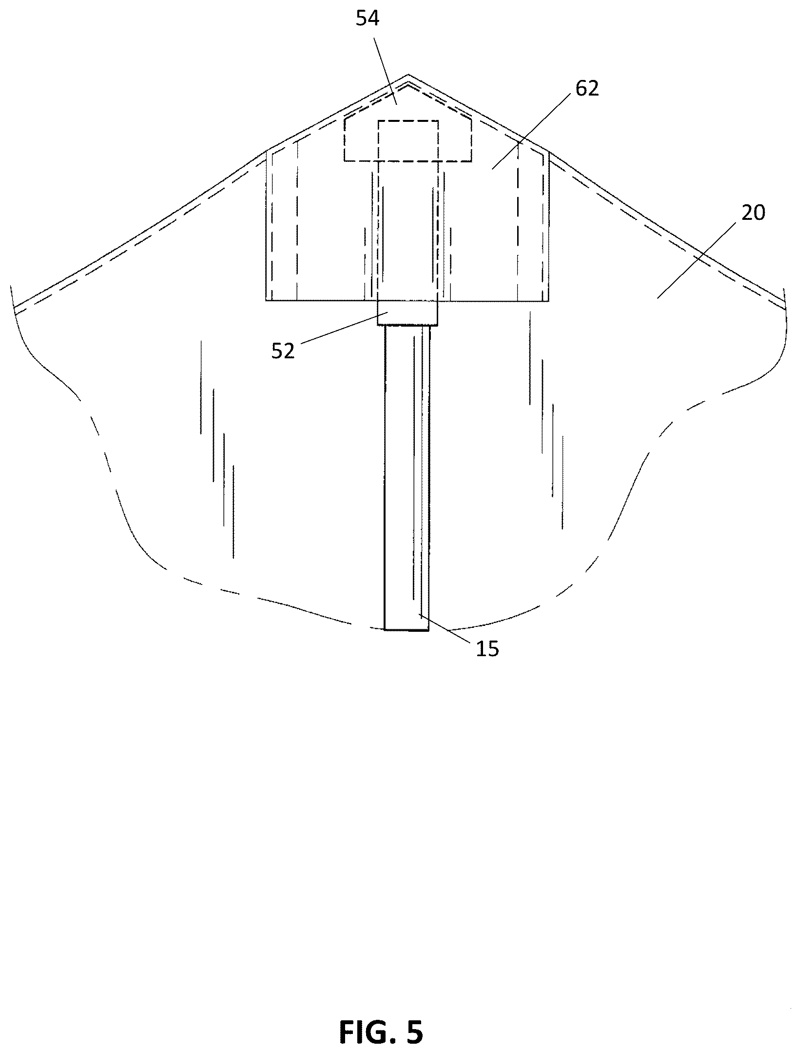 Patent US12396531 Figure 12 – Visor device and assembly for an umbrella