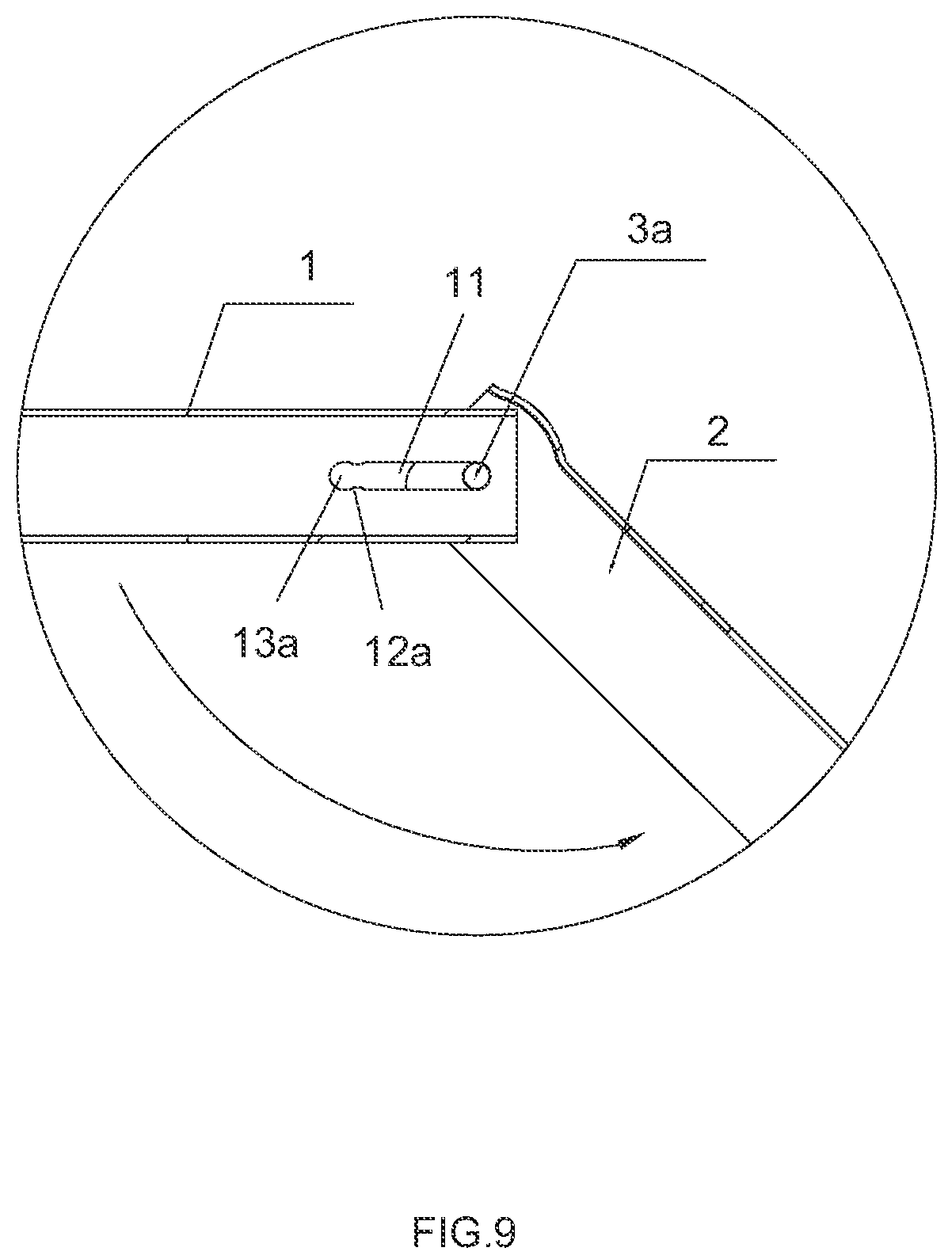 Patent US12396532 Figure 5 – Foldable rod of an umbrella