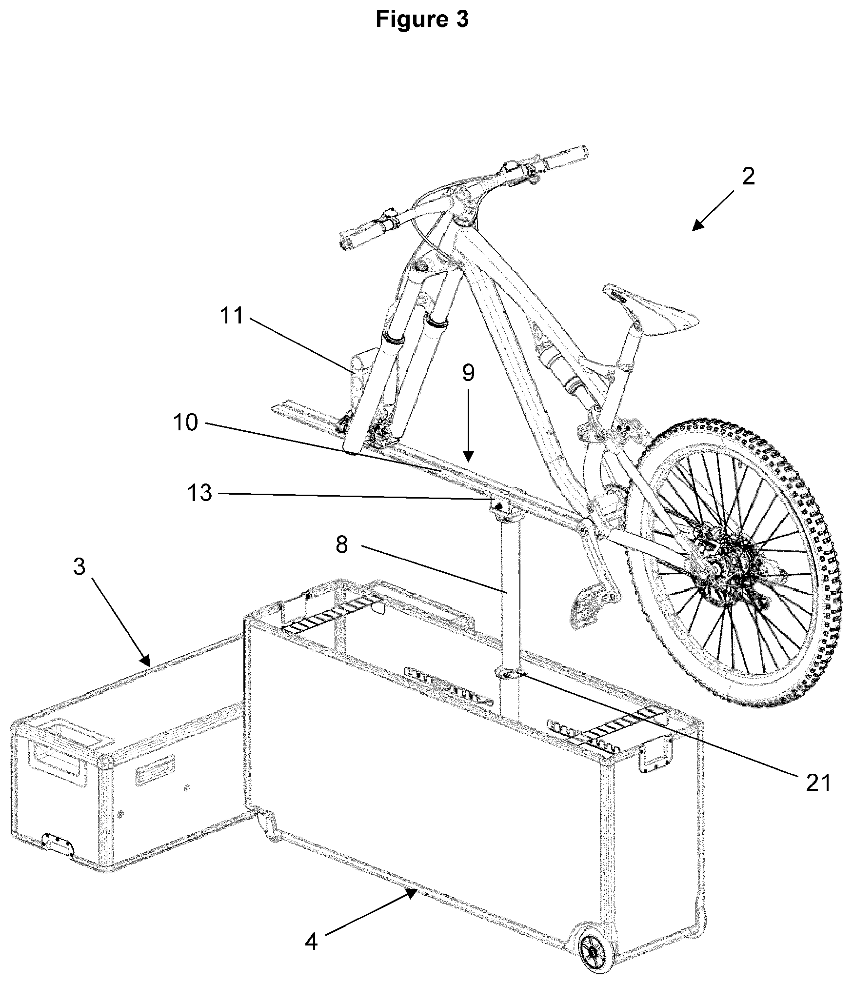 Patent US12396533 Figure 3 – Transportation of bicycles