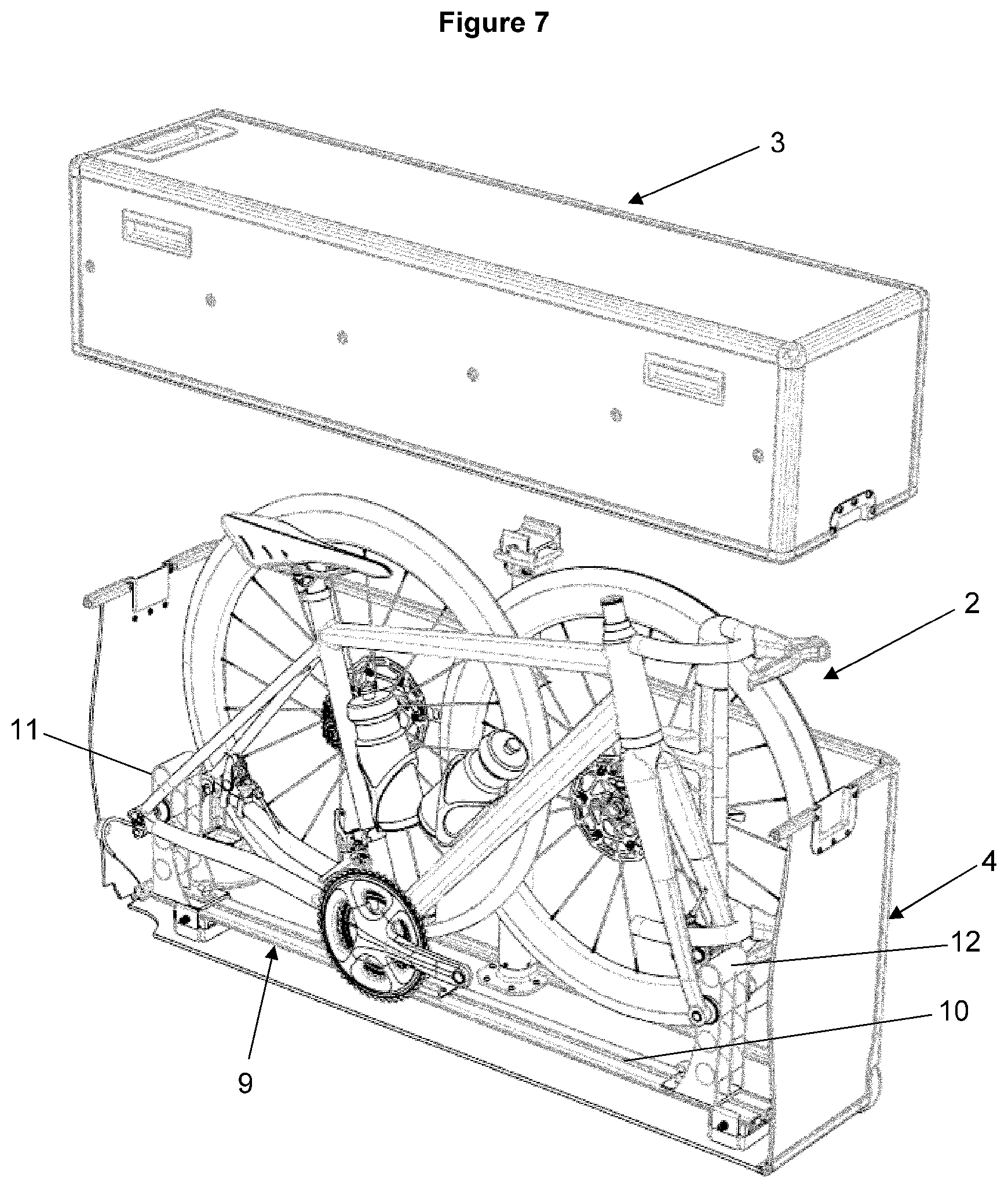 Patent US12396533 Figure 7 – Transportation of bicycles
