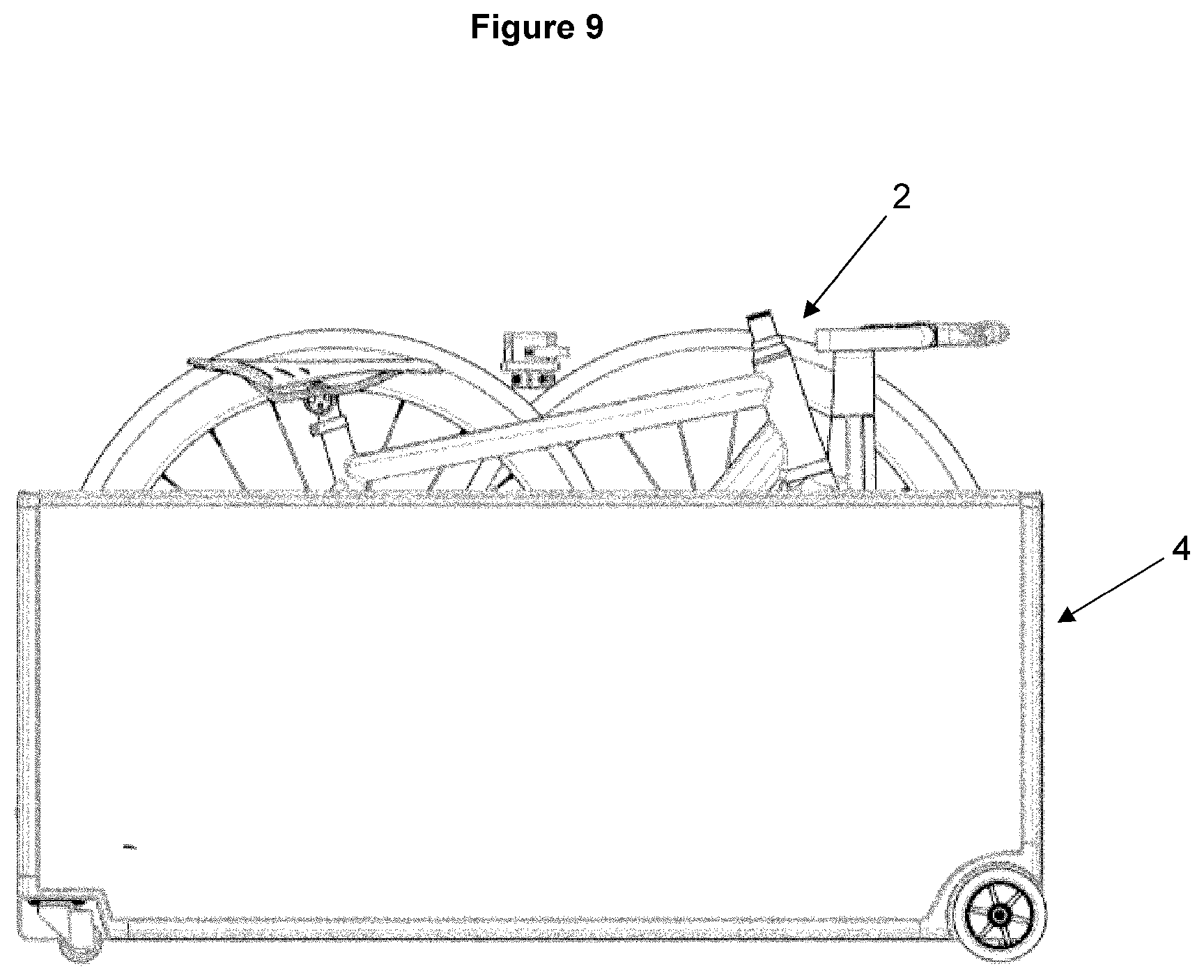 Patent US12396533 Figure 9 – Transportation of bicycles
