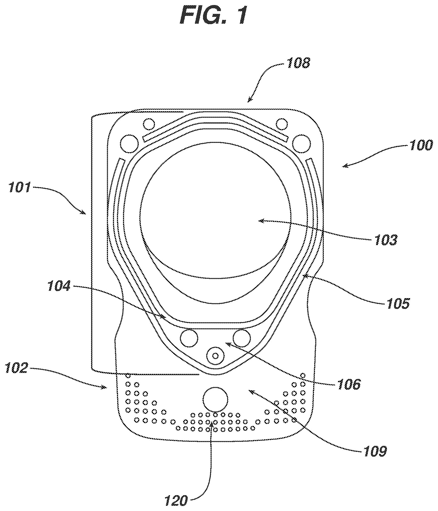 Patent US12396534 Figure 1 – Multi-material lens package