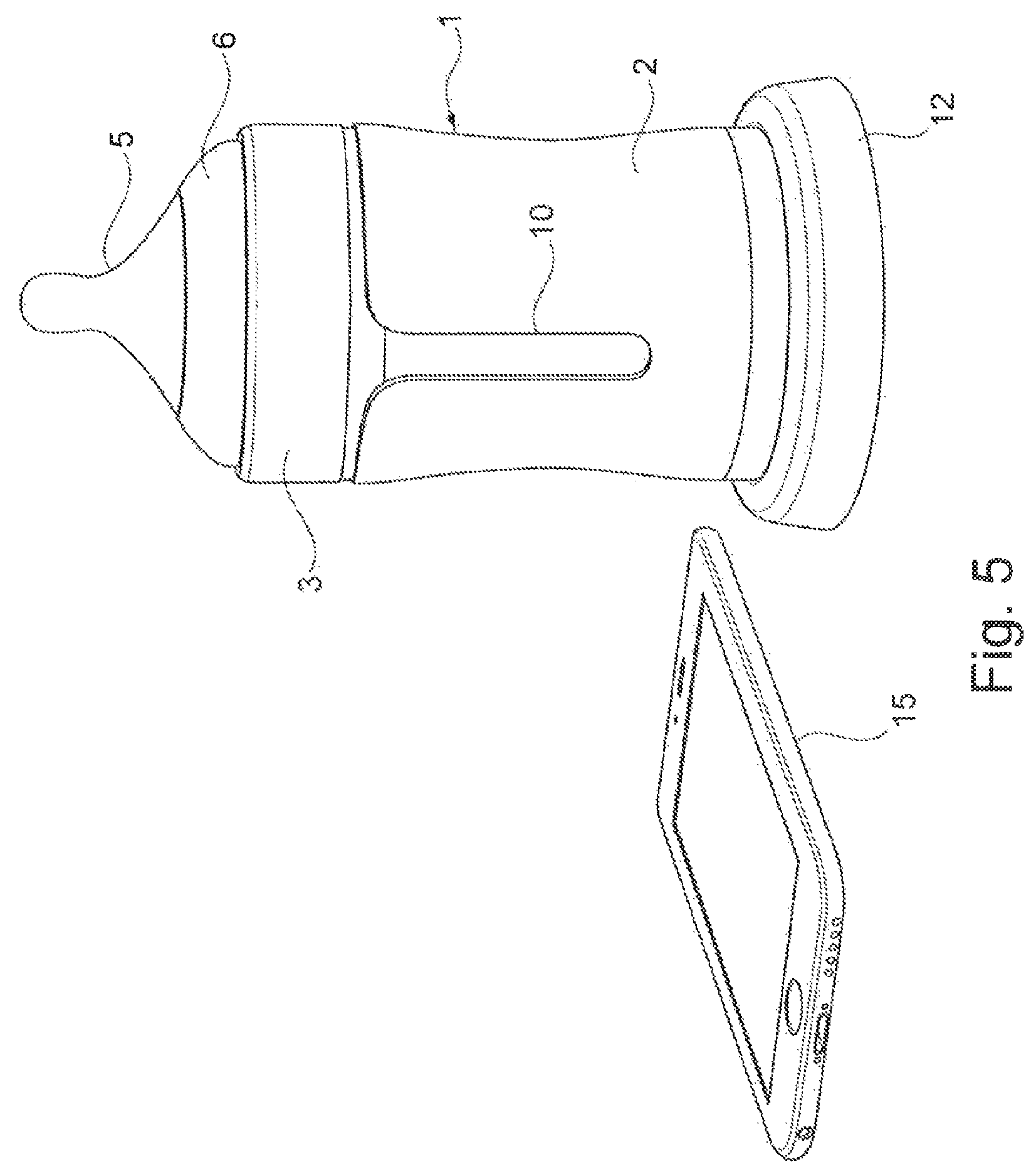 Patent US12396535 Figure 4 – Portable, heatable container