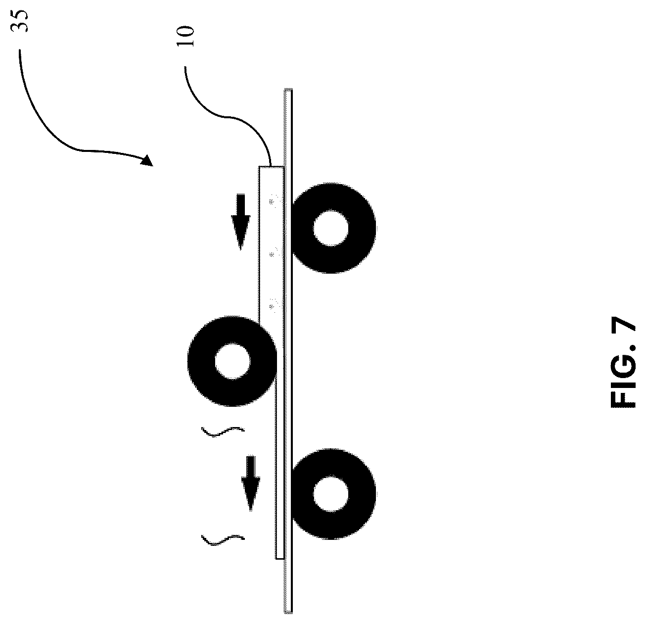 Patent US12396537 Figure 7 – Sealed textile articles containing pressed flowers and processes for making such articles