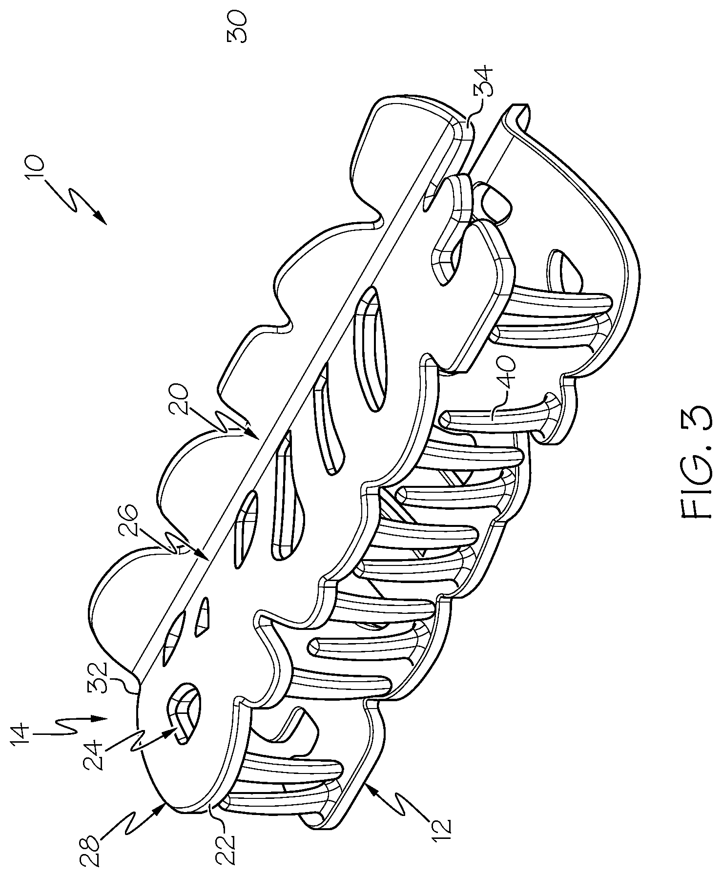 Patent US12396539 Figure 2 – Hair claw clips having jaw bodies formed with indicia portions and methods of forming hair claw clips having indicia portions