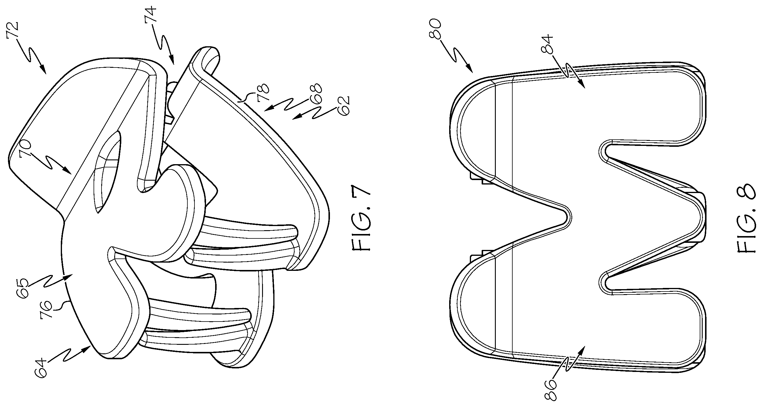 Patent US12396539 Figure 5 – Hair claw clips having jaw bodies formed with indicia portions and methods of forming hair claw clips having indicia portions