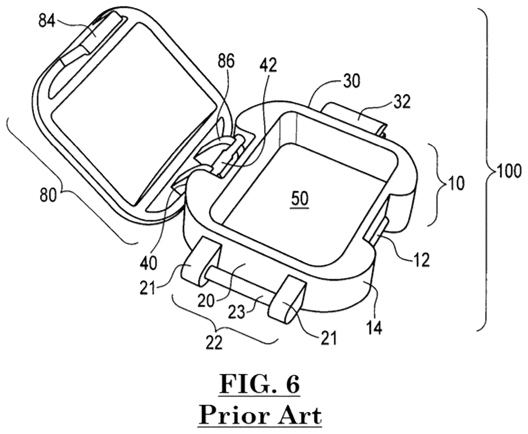 Patent US12396542 Figure 6 – Wrist palette and methods for making same