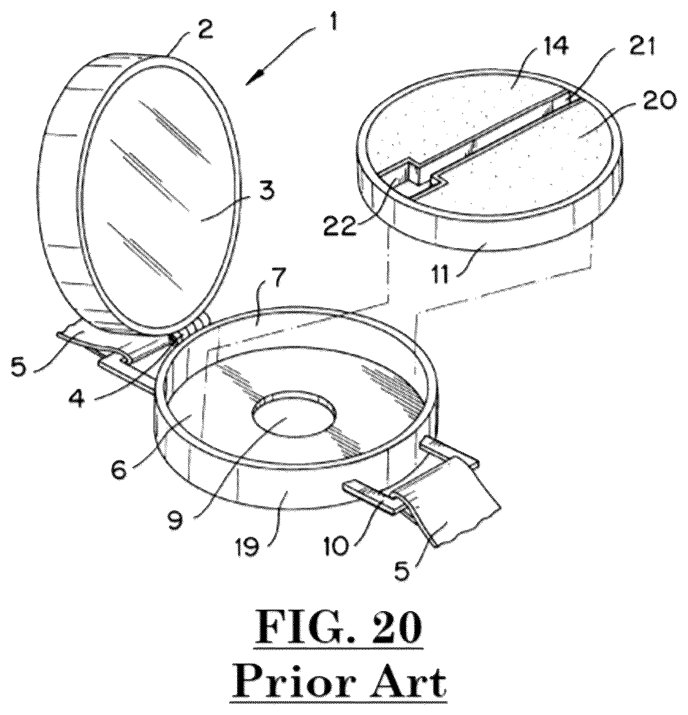 Patent US12396542 Figure 20 – Wrist palette and methods for making same