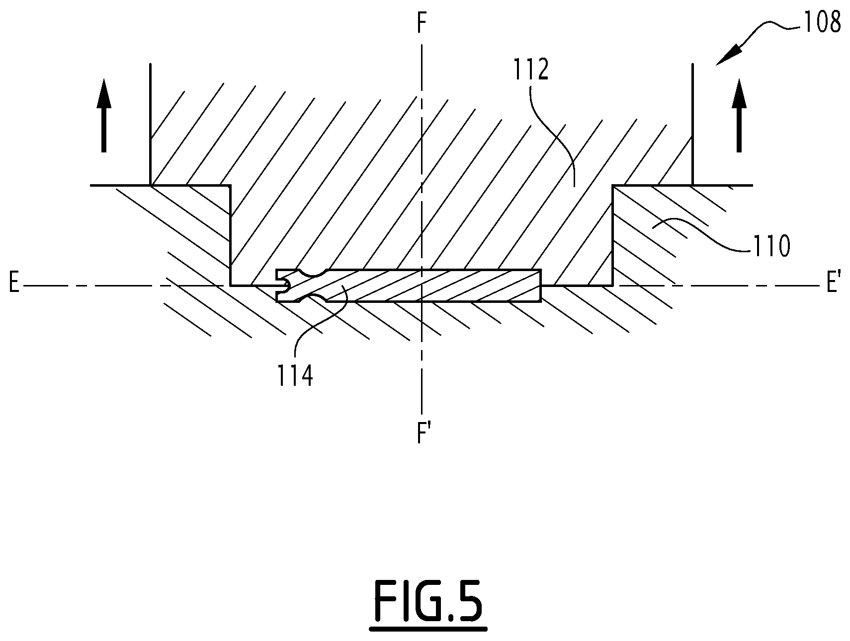 Patent US12396543 Figure 5 – Cosmetic product applicator, cosmetic product packaging assembly and associated manufacturing processes