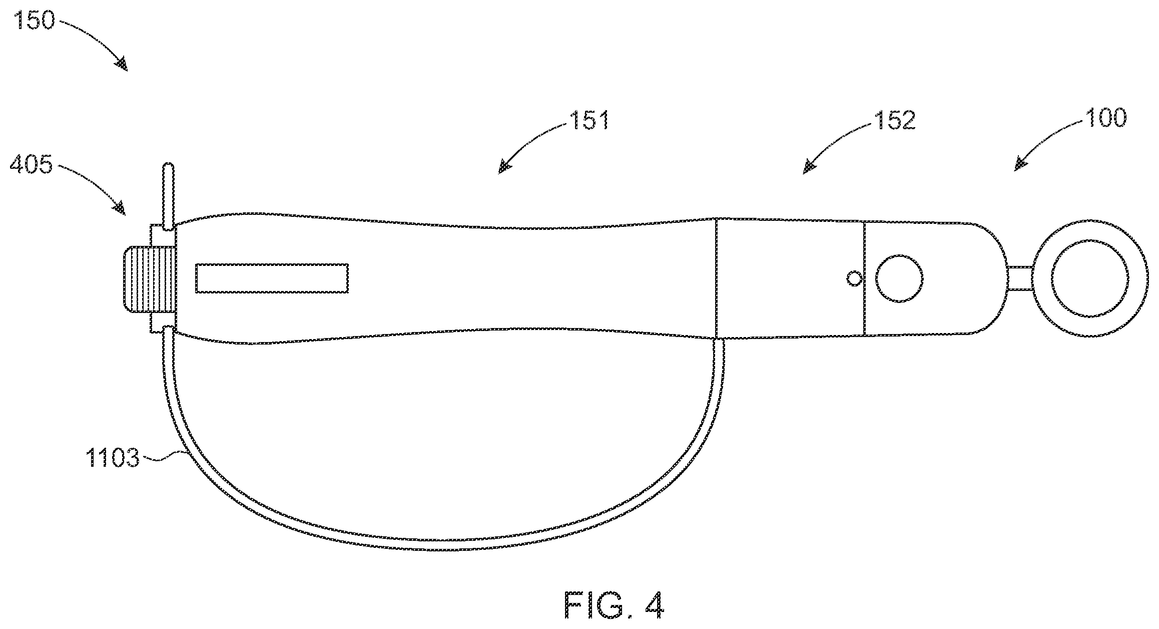 Patent US12396544 Figure 5 – Strap adjustment system for a cosmetic applicator configured for users with limited mobility