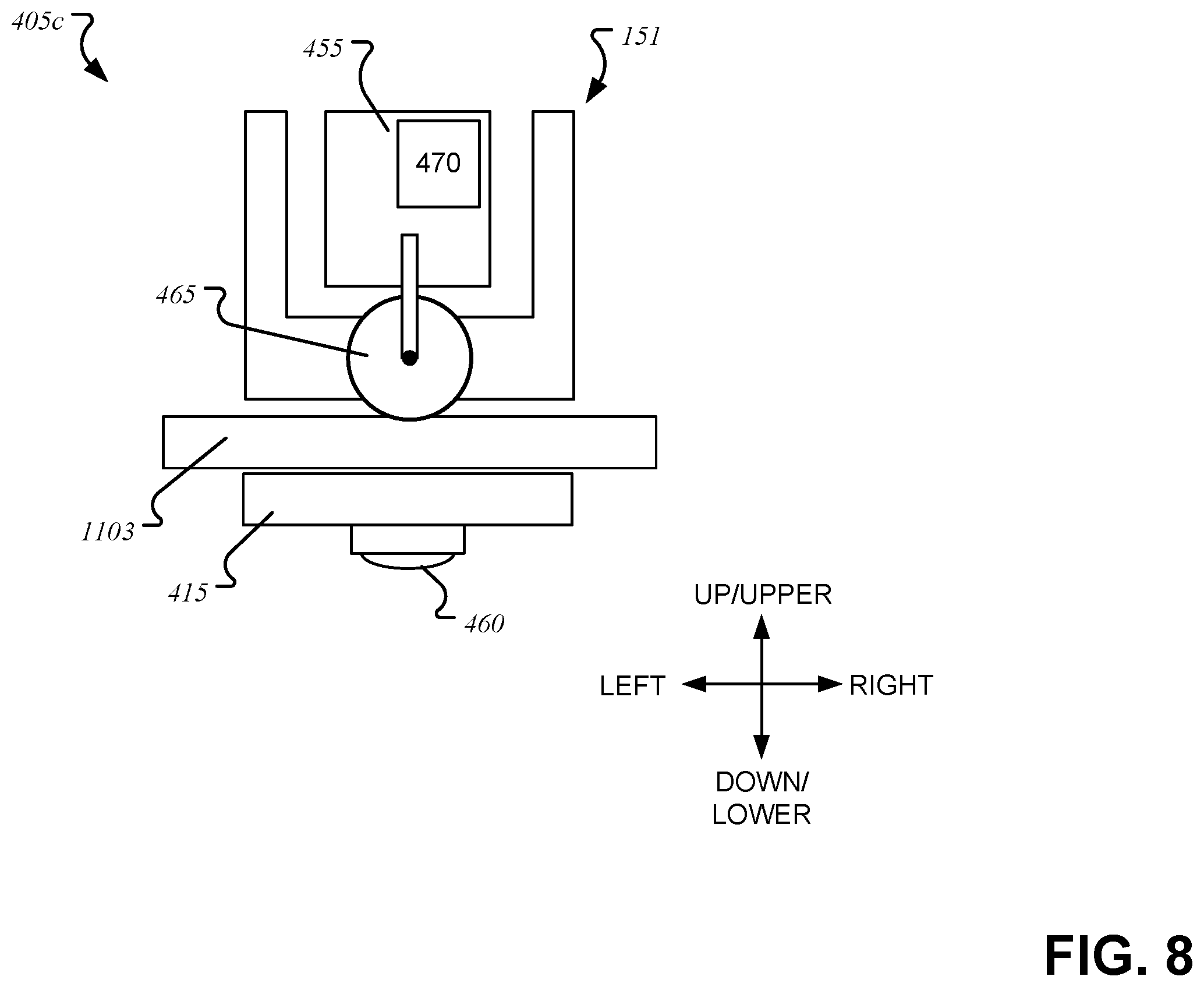 Patent US12396544 Figure 9 – Strap adjustment system for a cosmetic applicator configured for users with limited mobility