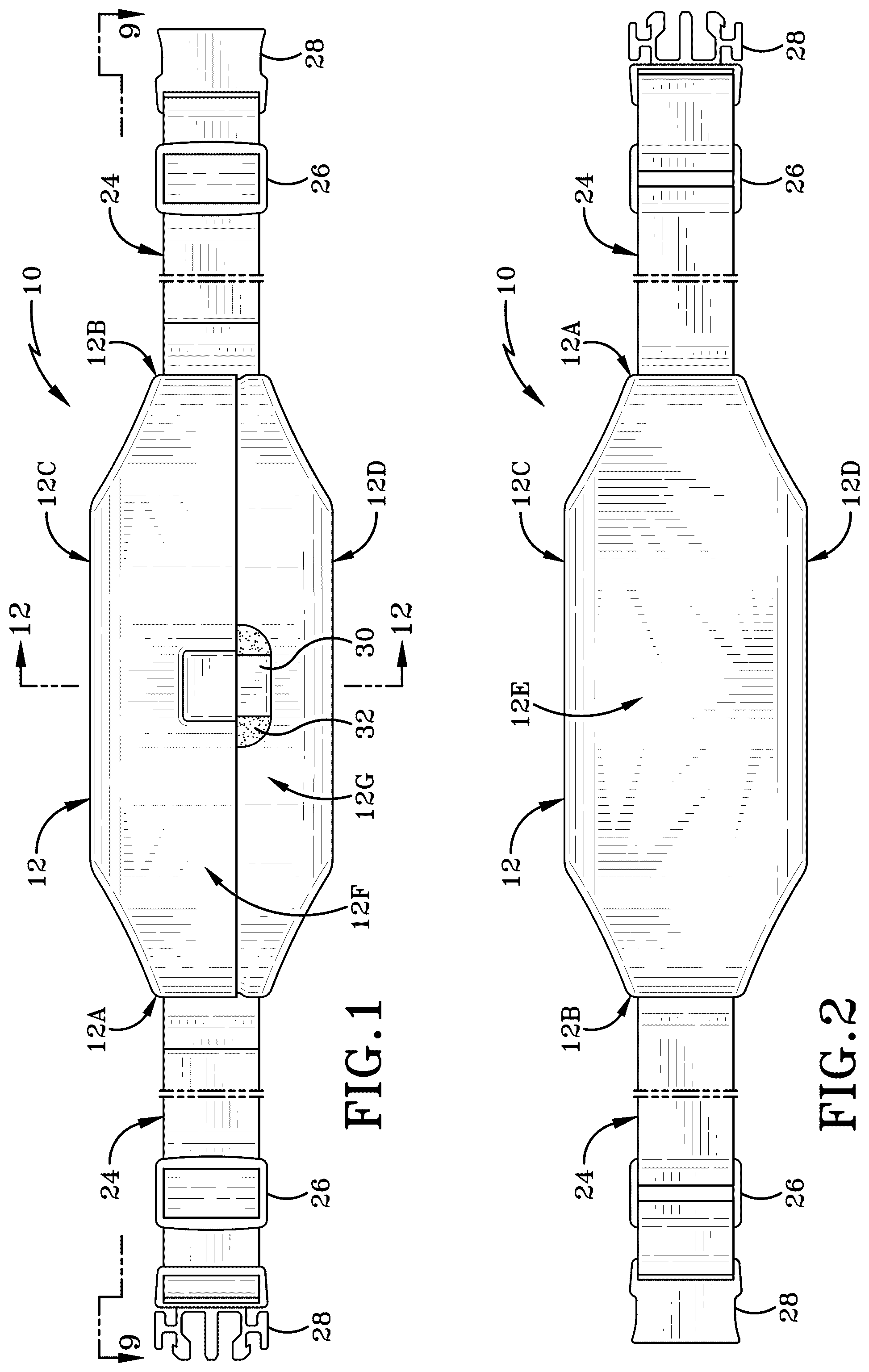 Patent US12396545 Figure 1 – Running belt