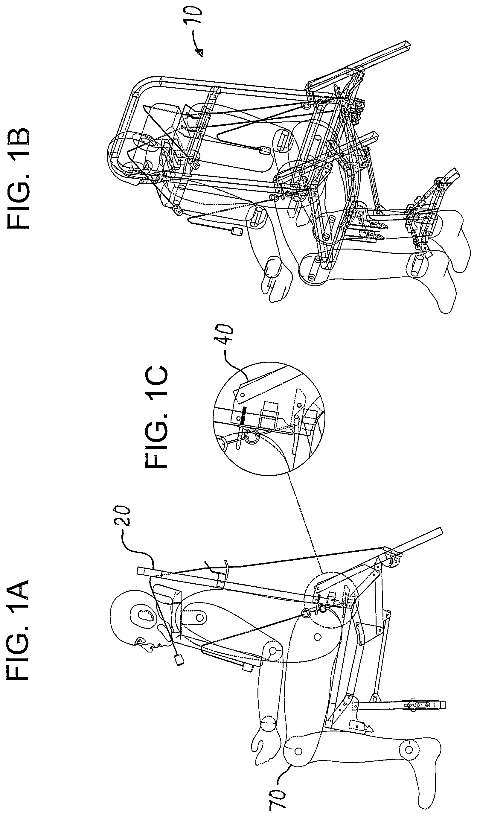 Patent US12396547 Figure 1 – Combination chair backpack