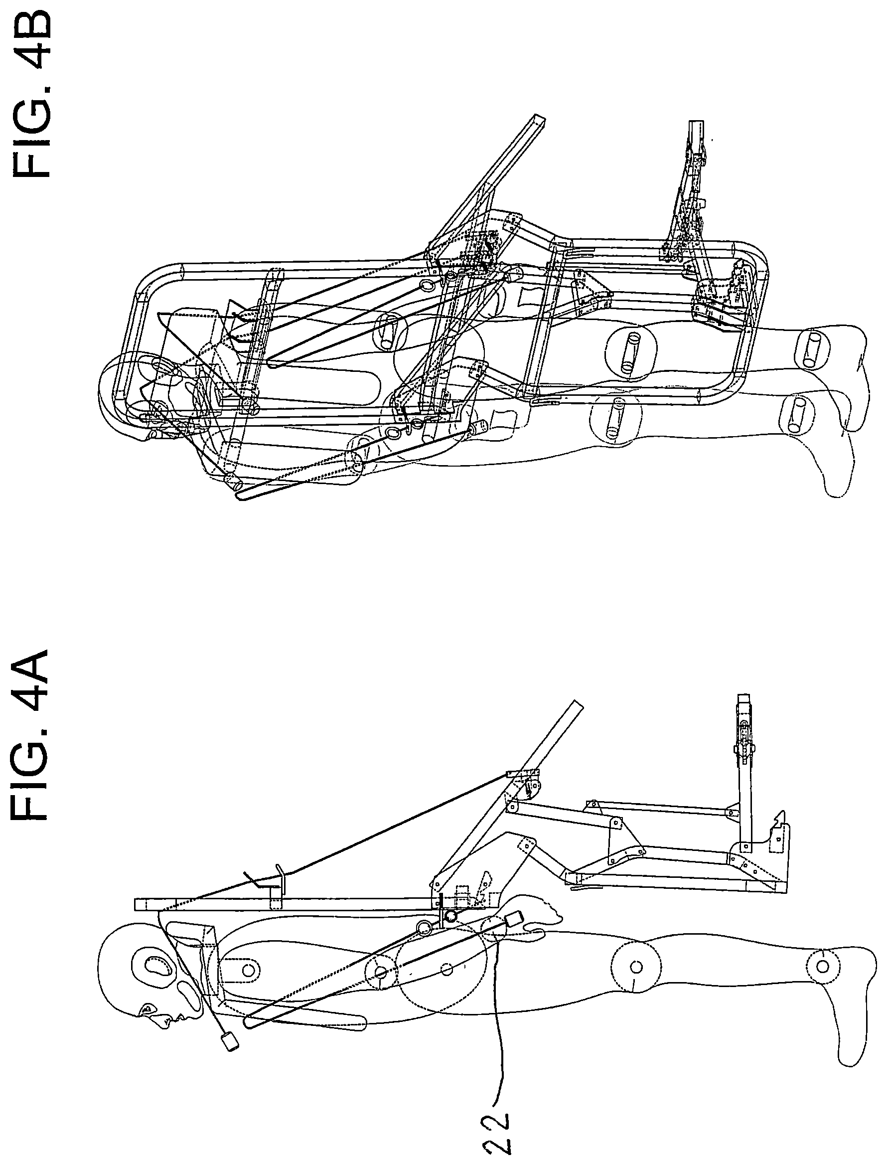 Patent US12396547 Figure 4 – Combination chair backpack