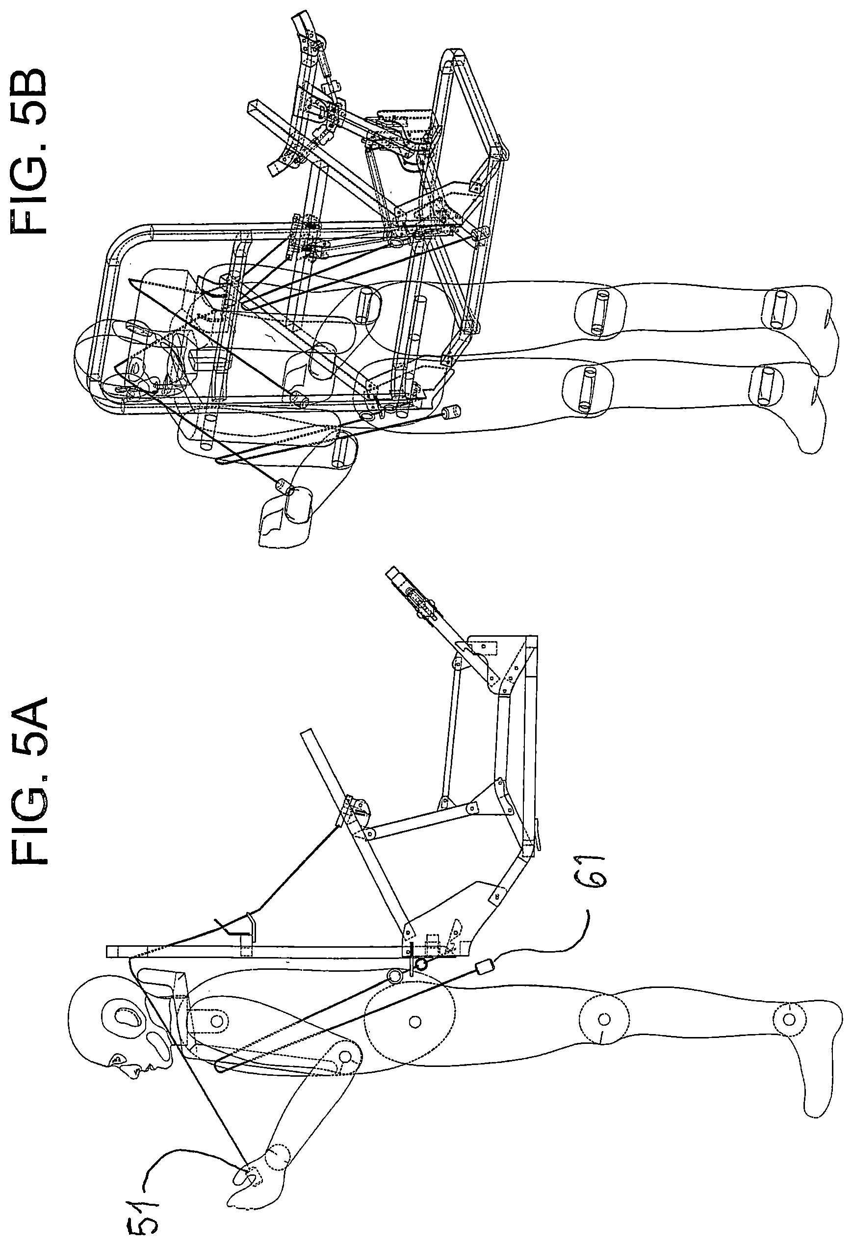 Patent US12396547 Figure 5 – Combination chair backpack