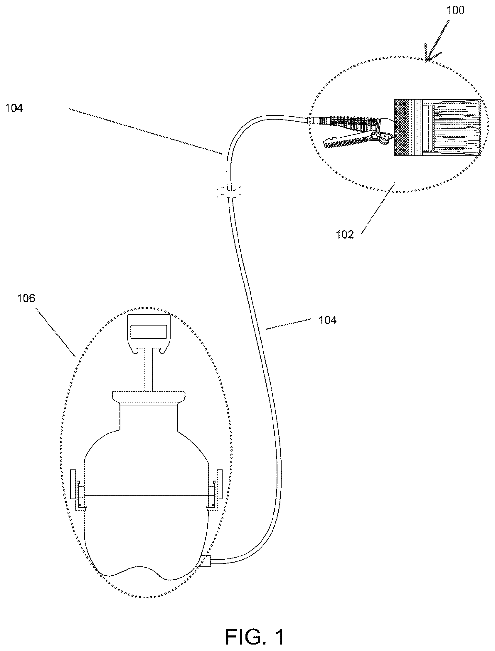 Patent US12396549 Figure 1 – Portable liquid cover system