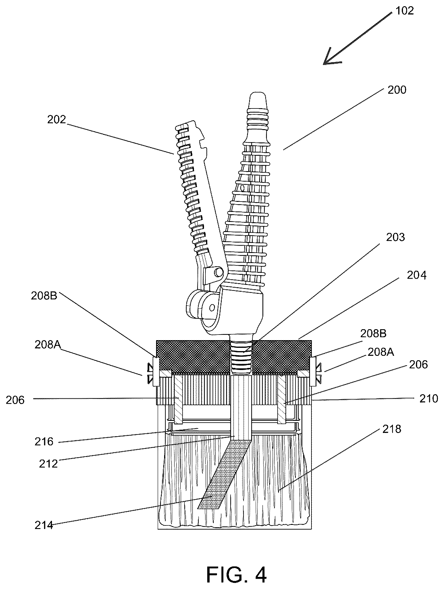 Patent US12396549 Figure 4 – Portable liquid cover system