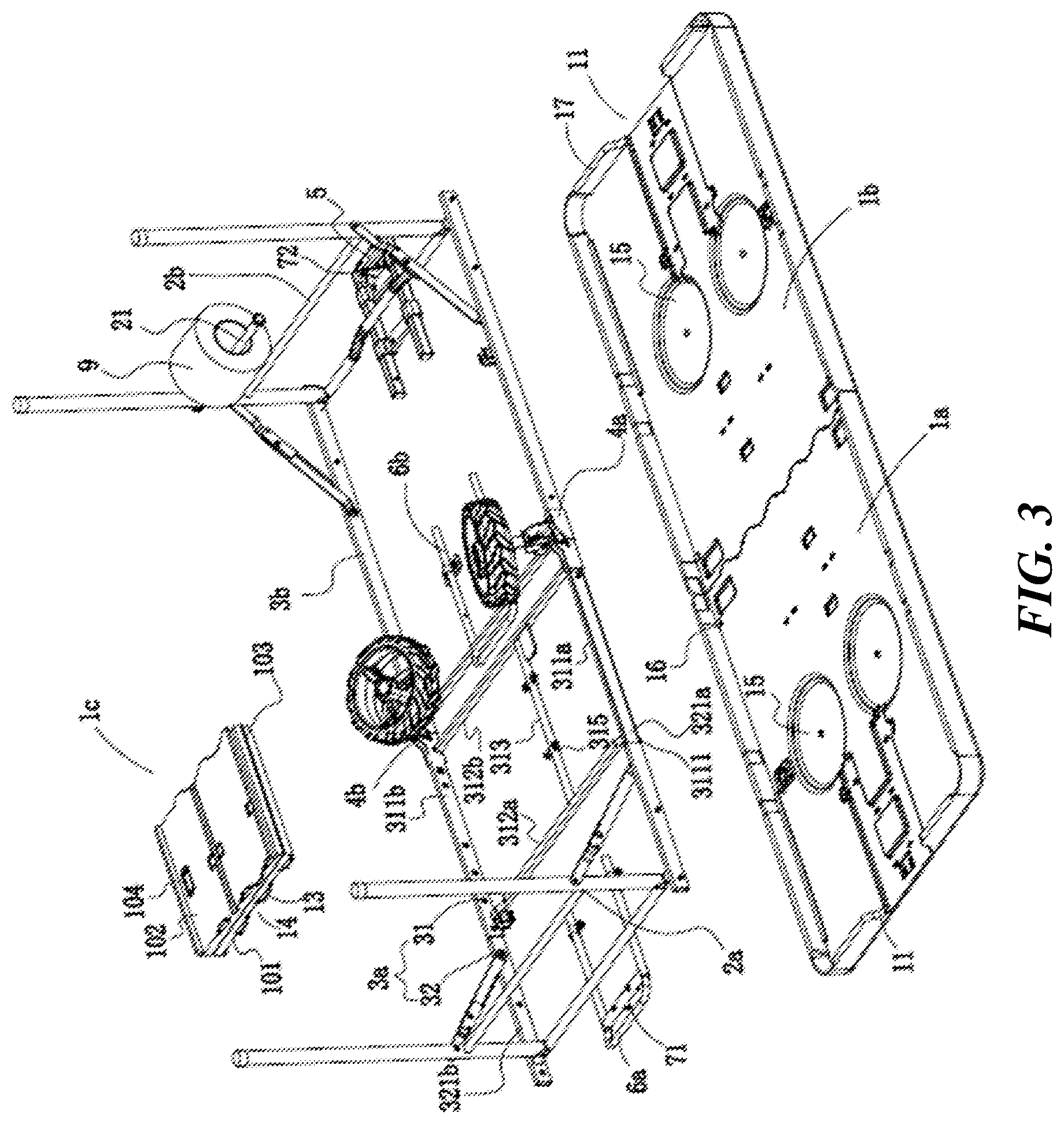 Patent US12396550 Figure 3 – Expandable folding table with removable insert panel assembly