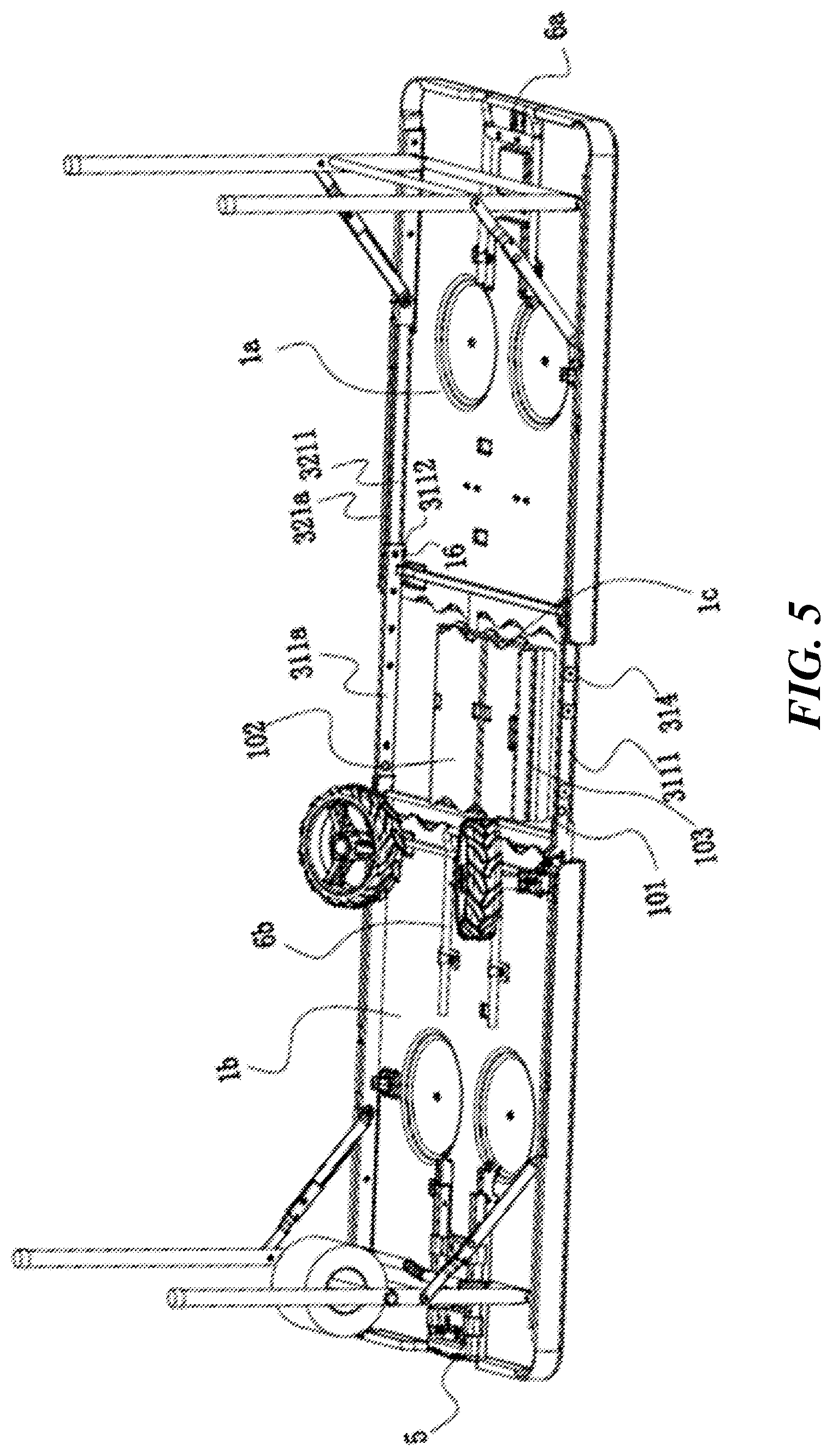 Patent US12396550 Figure 5 – Expandable folding table with removable insert panel assembly