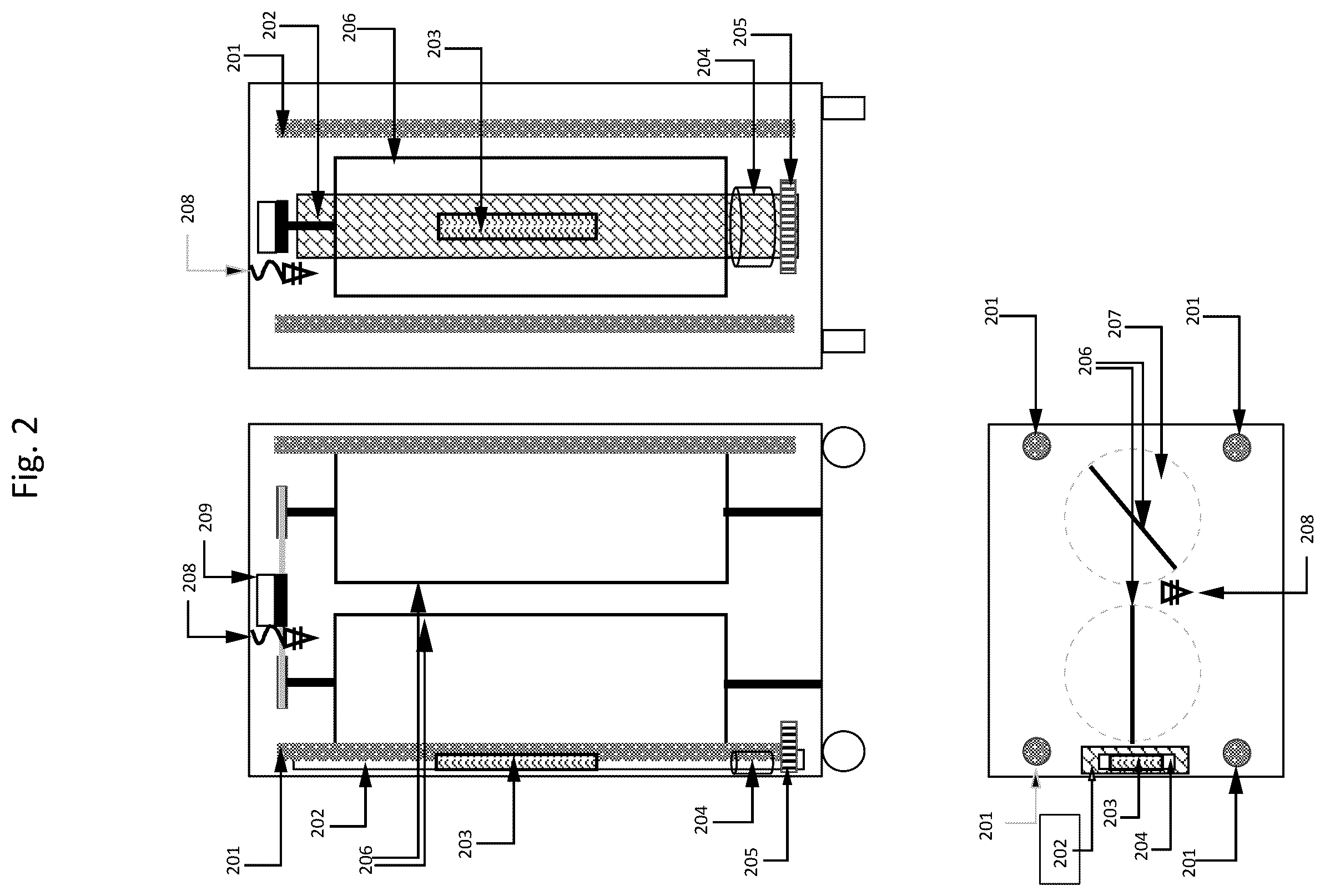 Patent US12396554 Figure 2 – Equipment disinfection cabinet