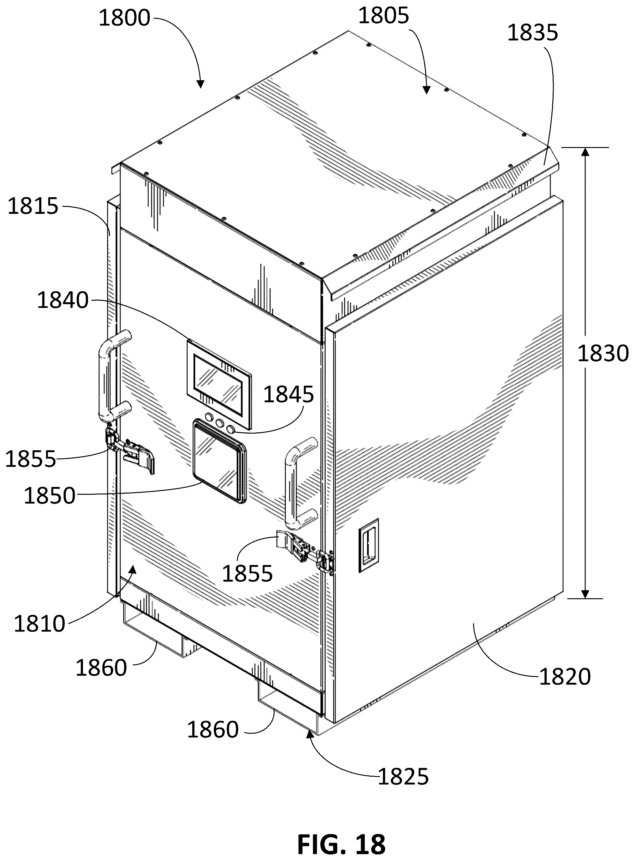 Patent US12396554 Figure 20 – Equipment disinfection cabinet