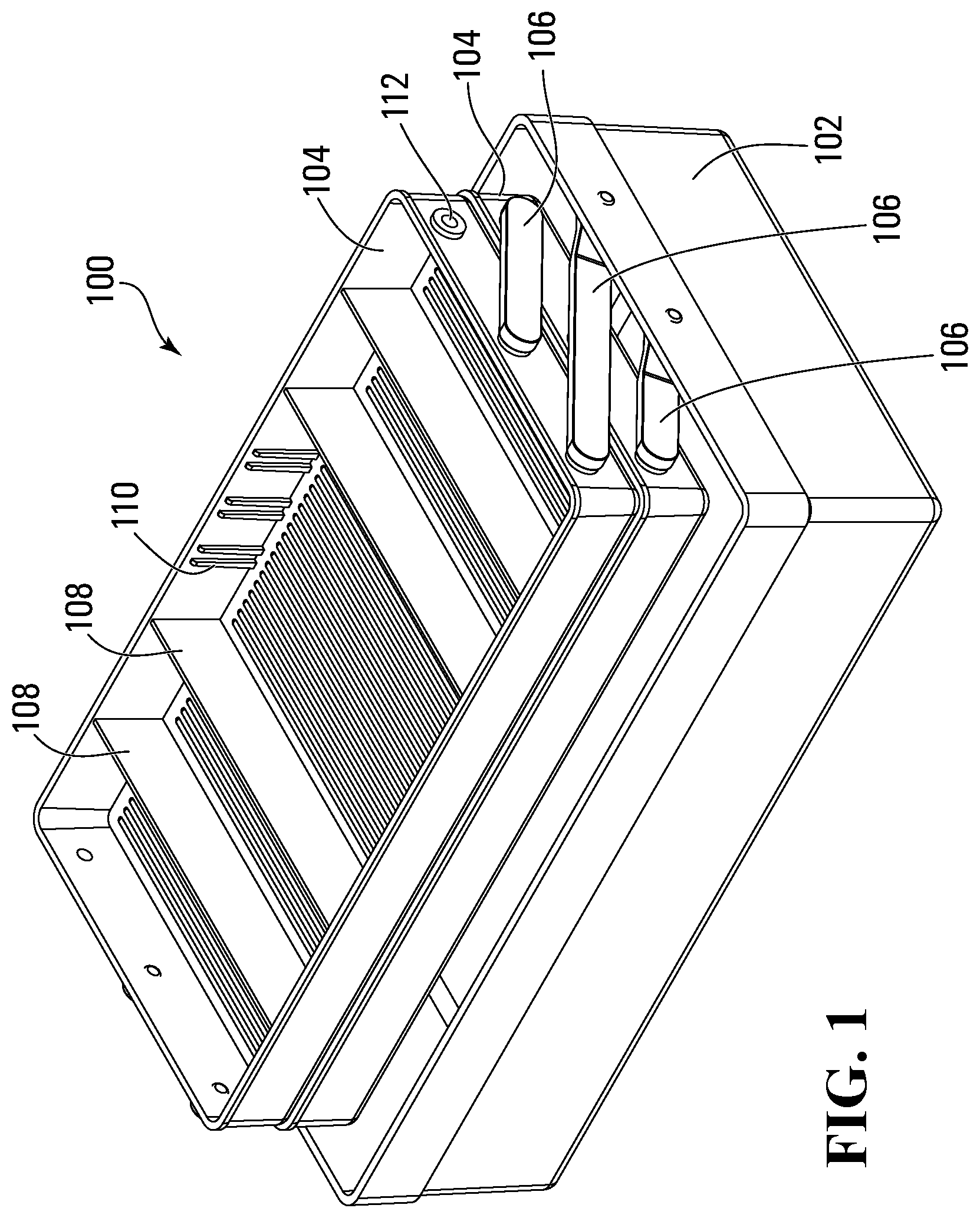 Patent US12396555 Figure 1 – Vanity fold-out organizer