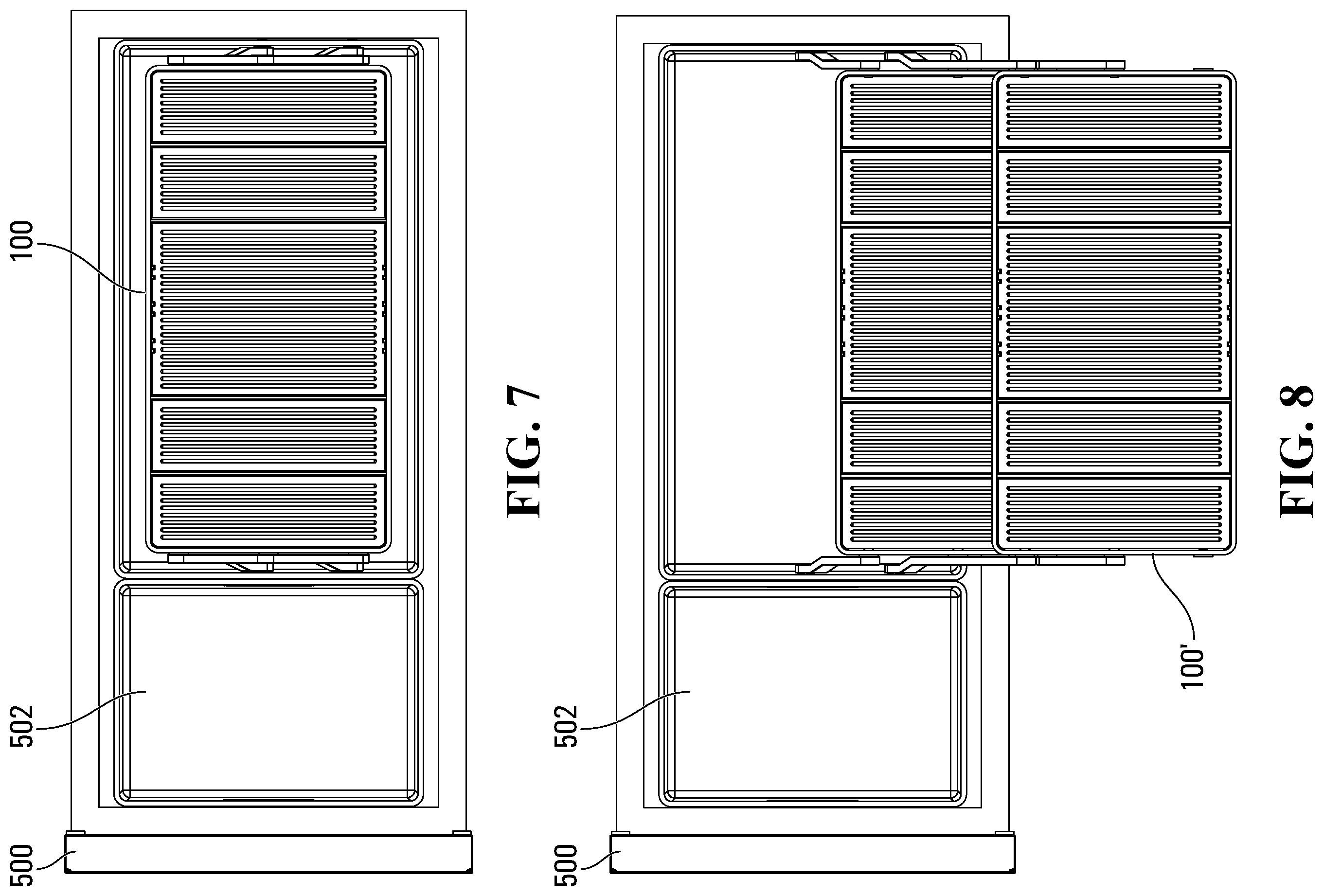 Patent US12396555 Figure 7 – Vanity fold-out organizer
