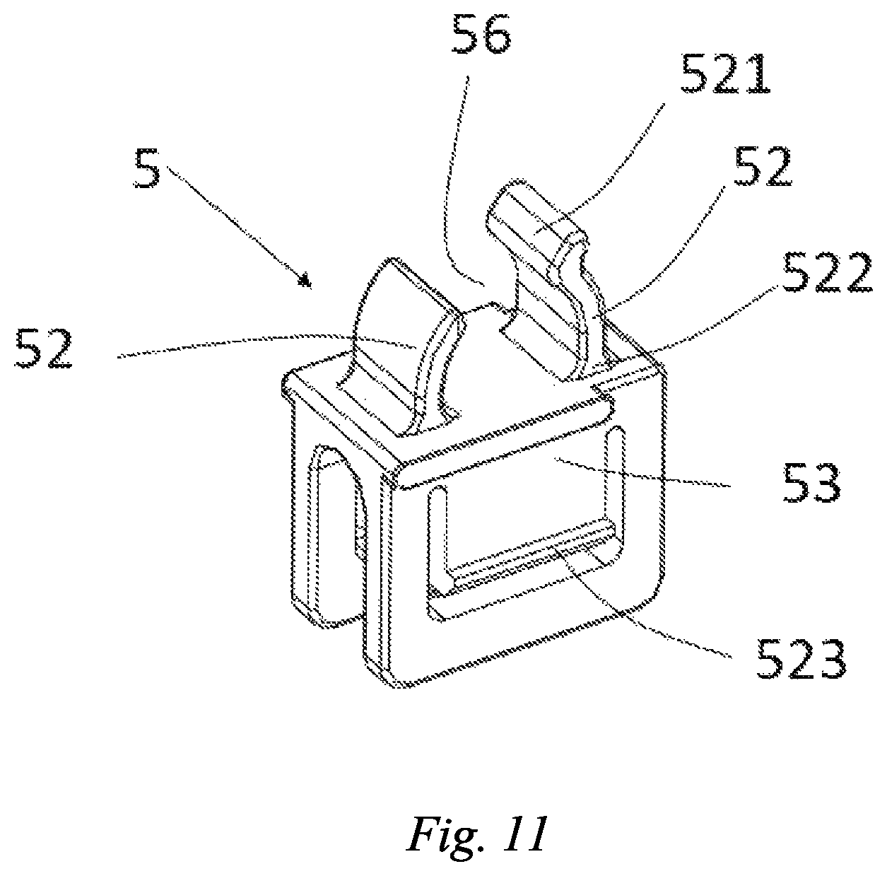 Patent US12396556 Figure 9 – Shelving system