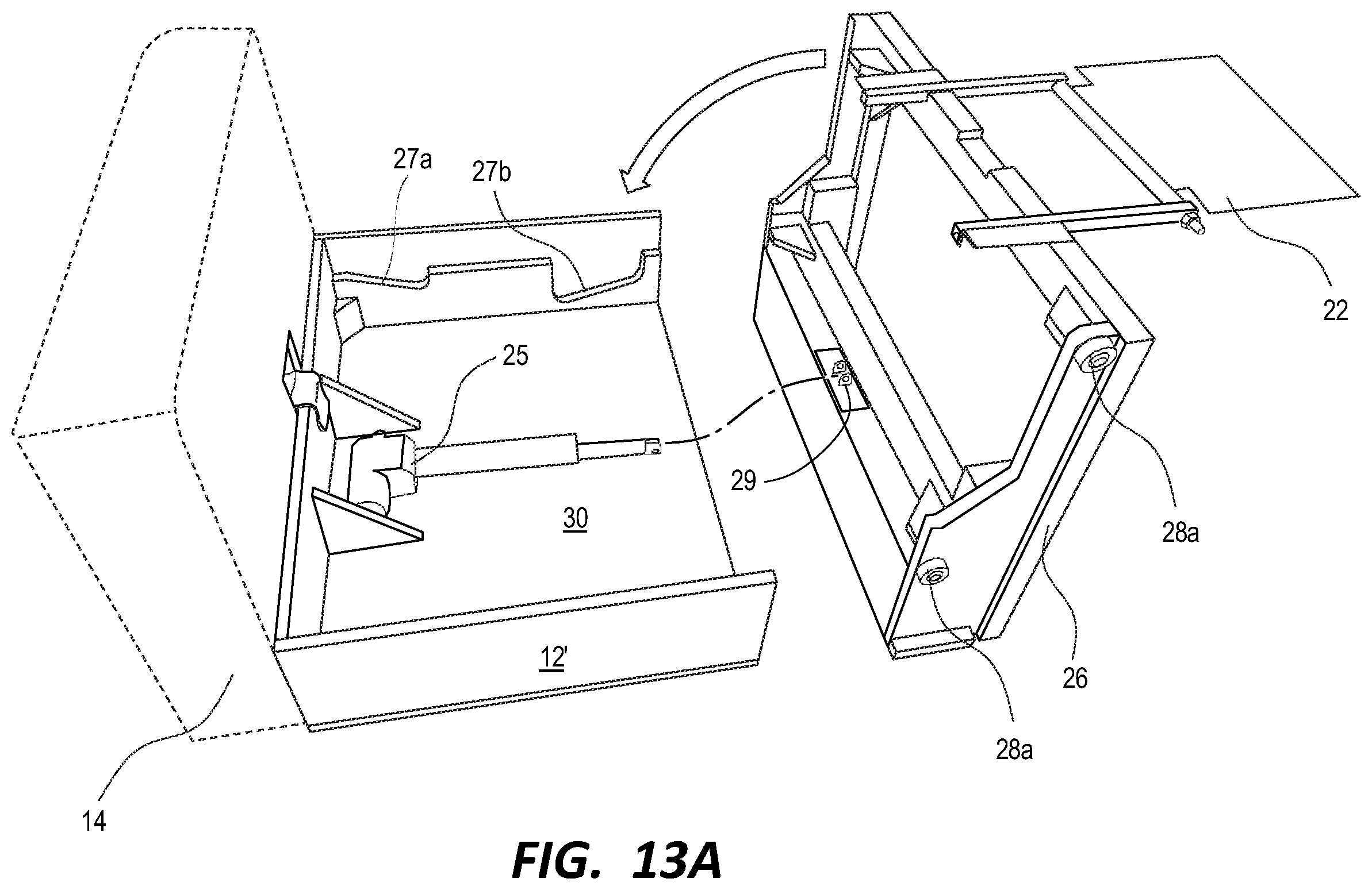 Patent US12396557 Figure 13 – Modular furniture and reclining assemblies