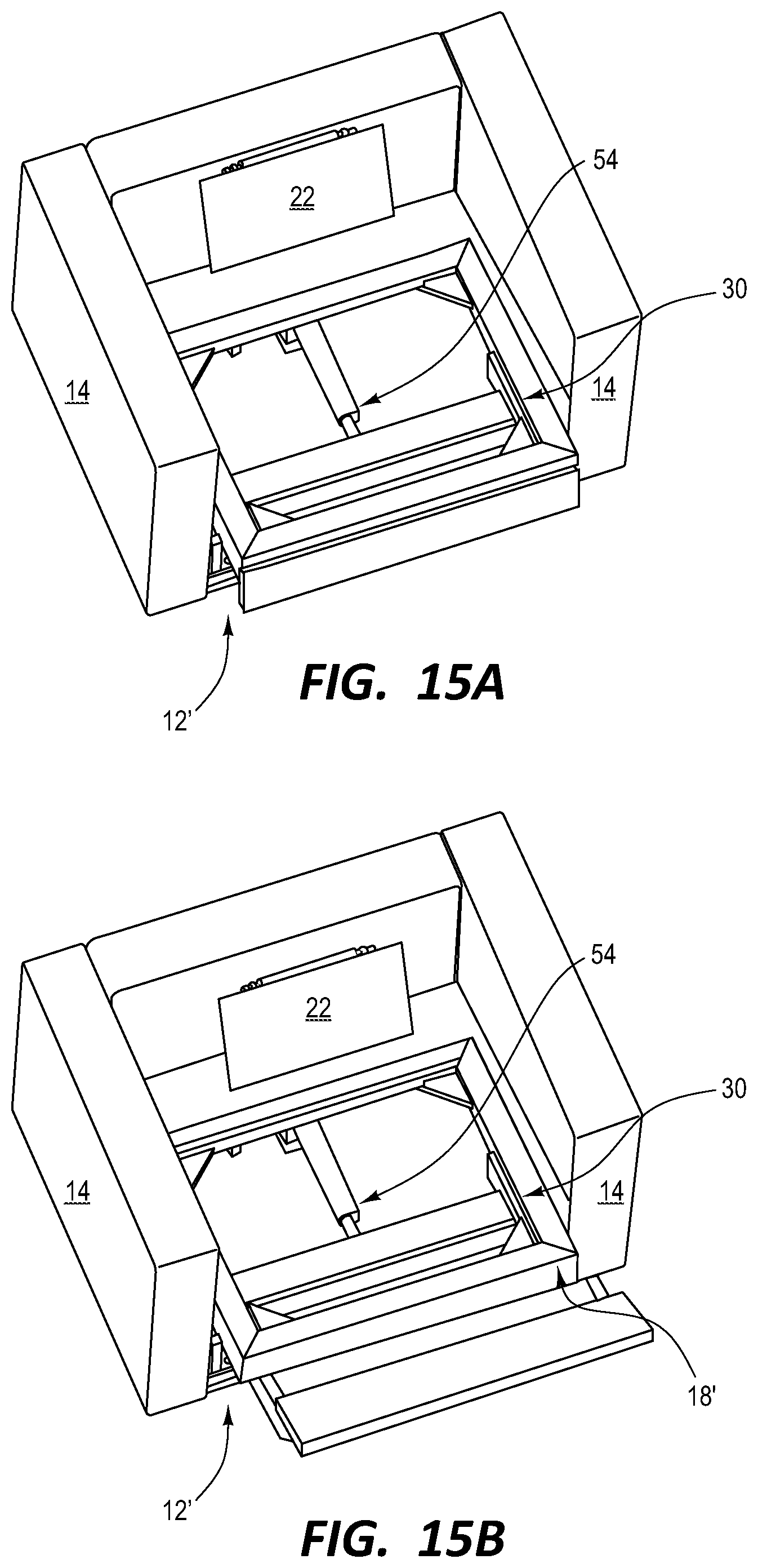 Patent US12396557 Figure 16 – Modular furniture and reclining assemblies