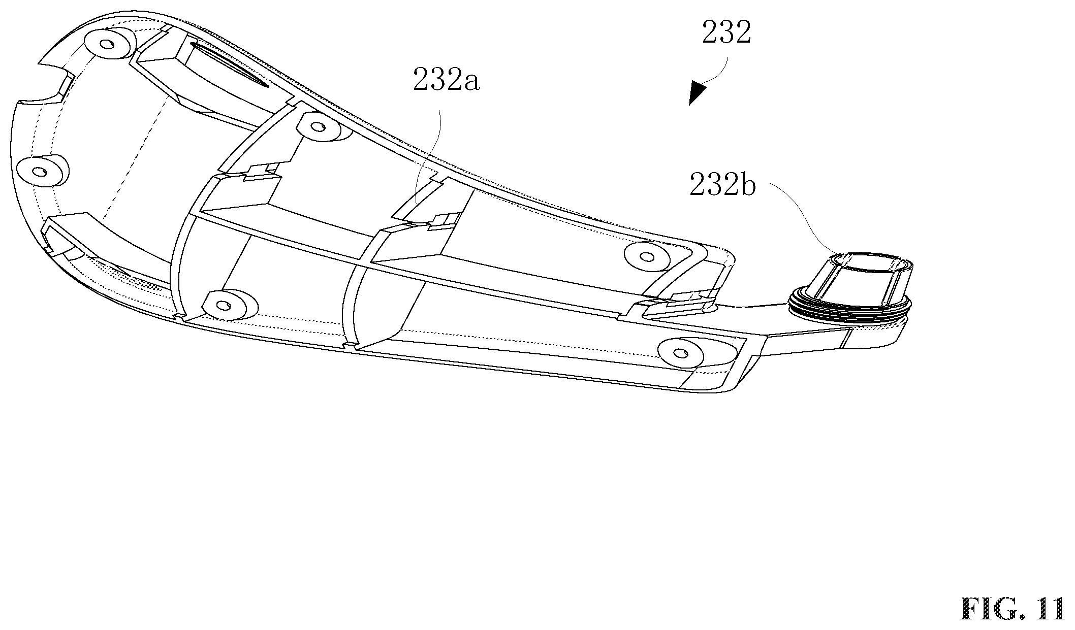 Patent US12396562 Figure 11 – Travel pillow