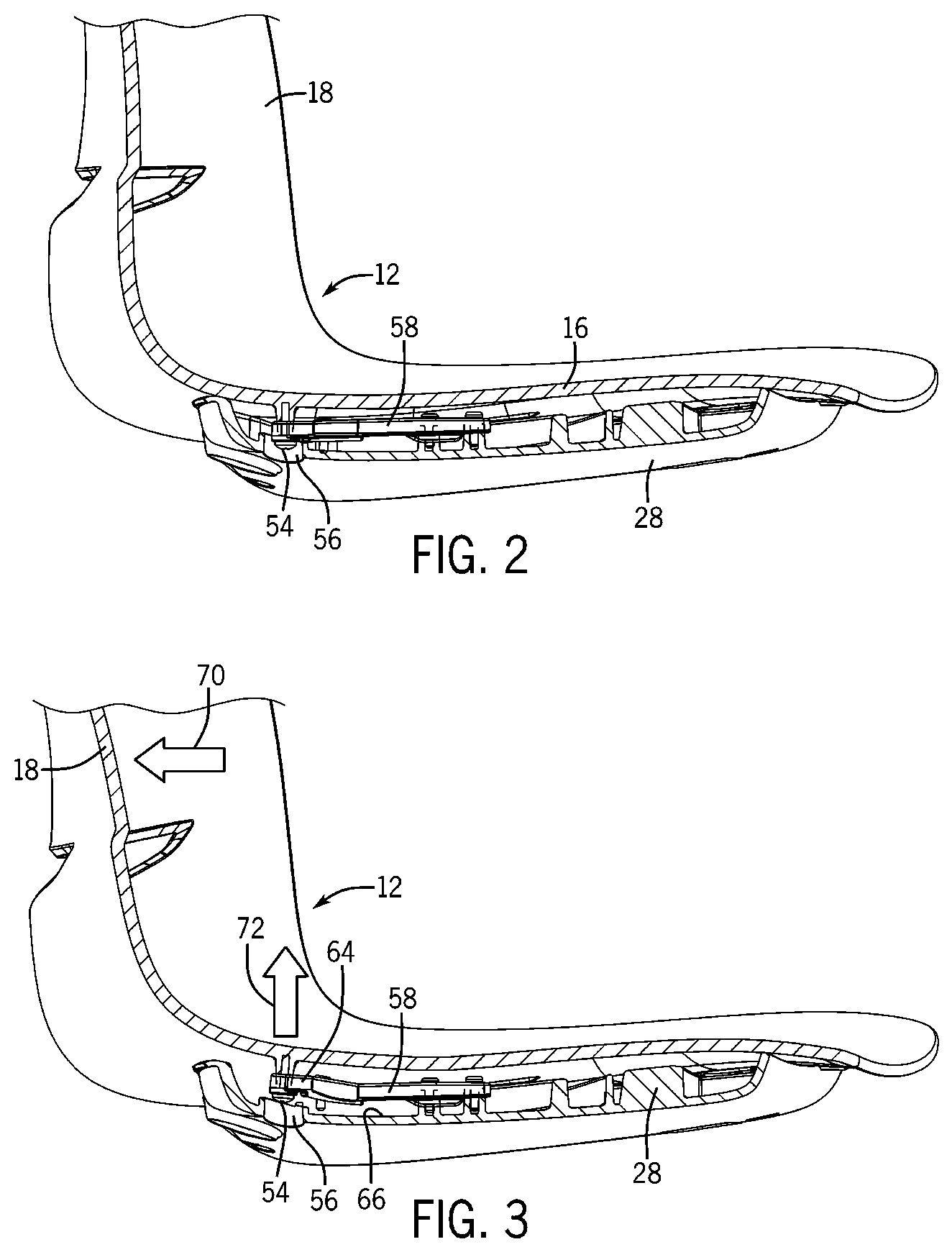 Patent US12396563 Figure 2 – Flexing chair shell with flexible elements