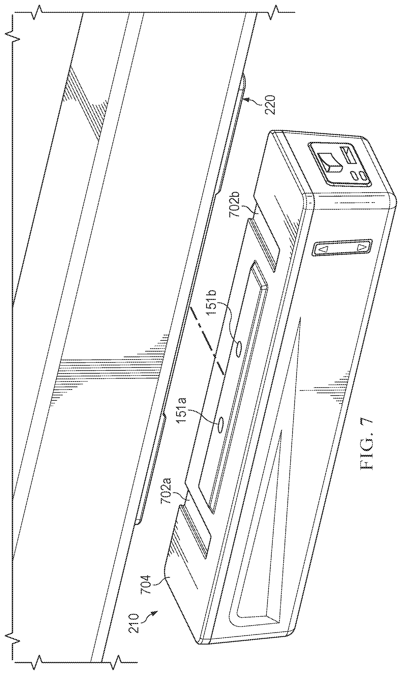 Patent US12396564 Figure 7 – Outdoor furniture piece with temperature control